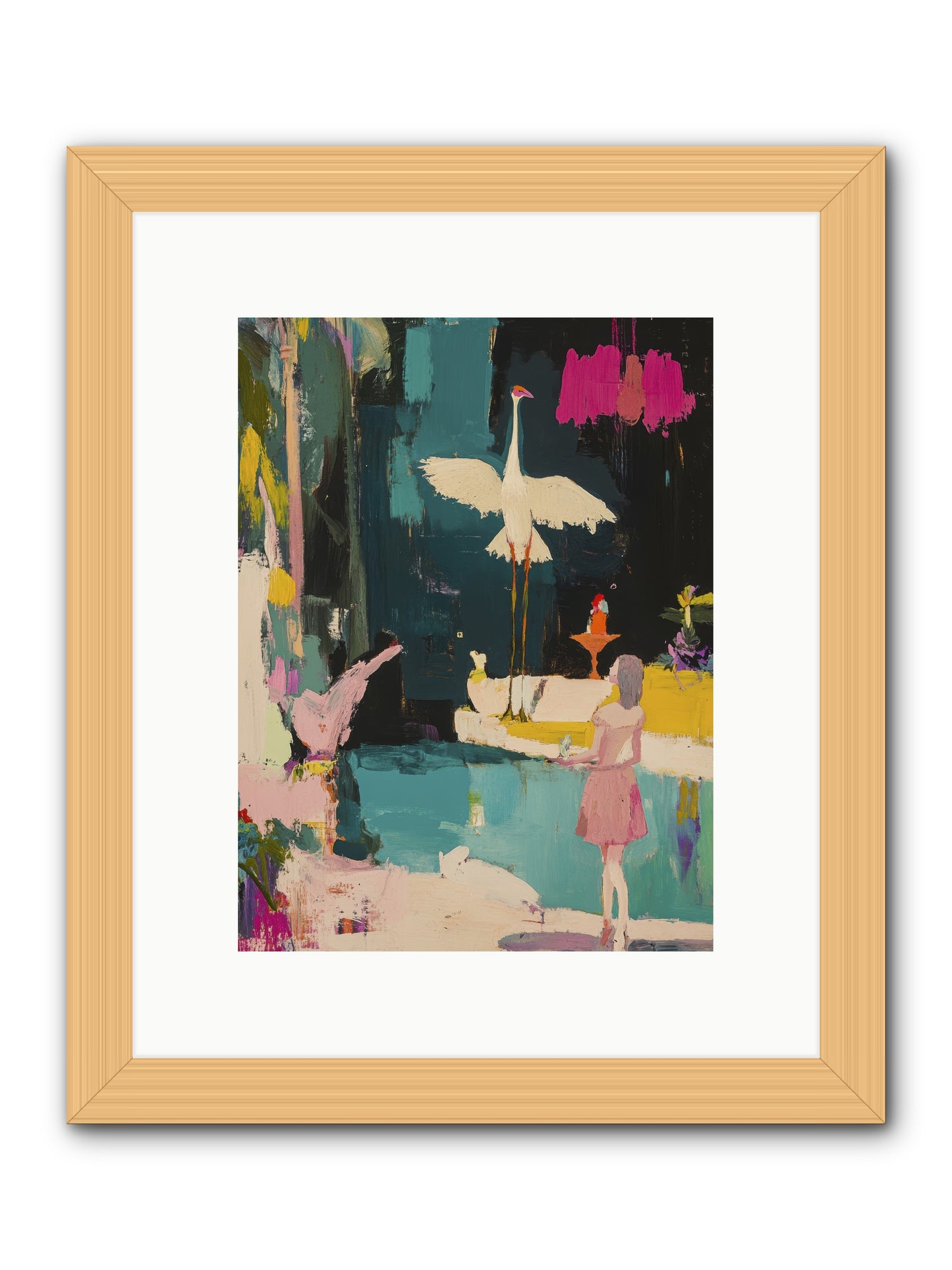 At Last, My Missing Piece -- Framed Print - Natural 9x12