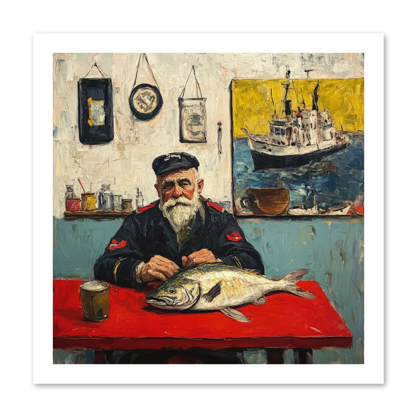 Atlantic Dawn -- Loose Canvas Print 16x16