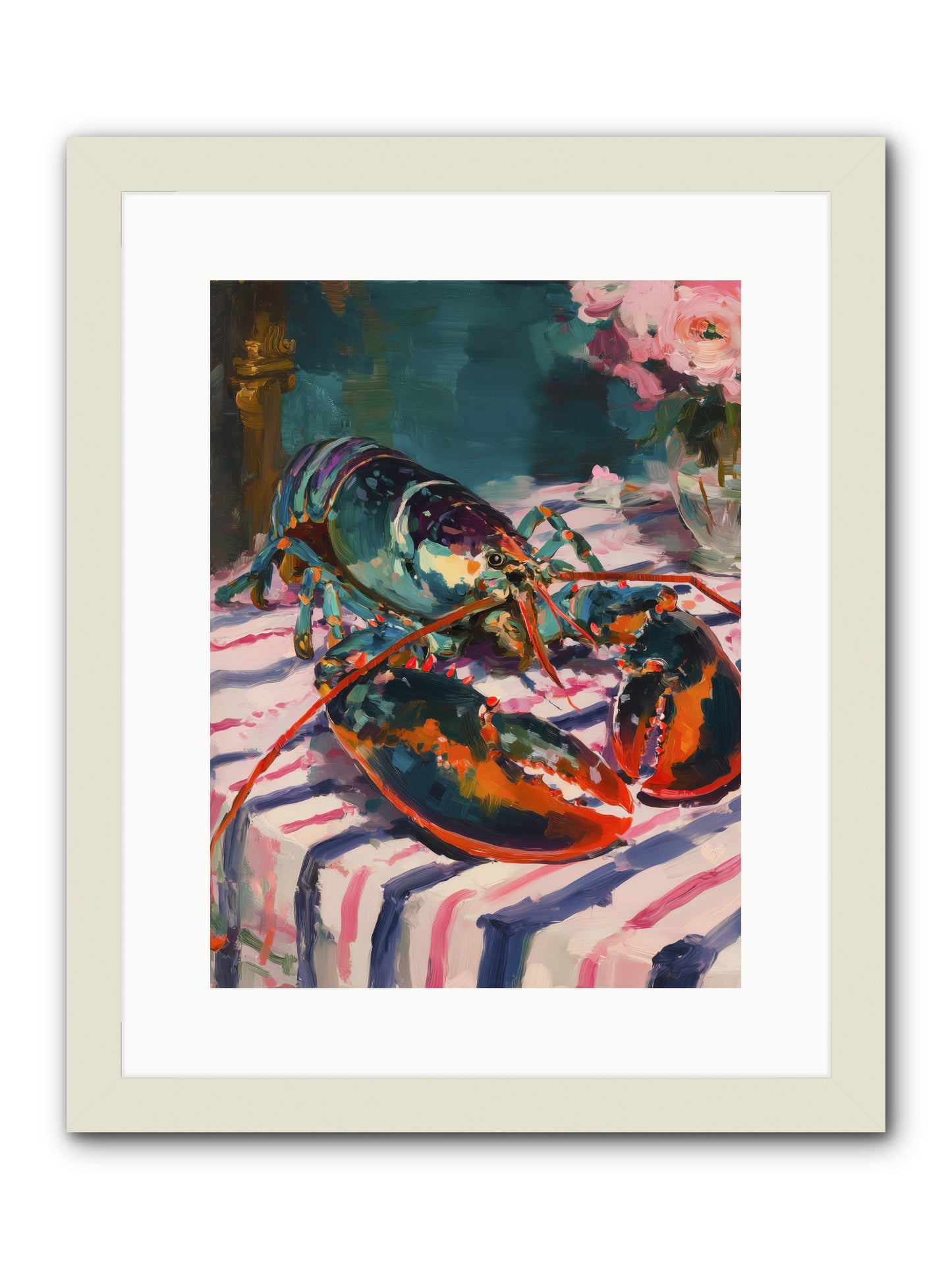 Atlantis Memory -- Framed Print - White 12x16
