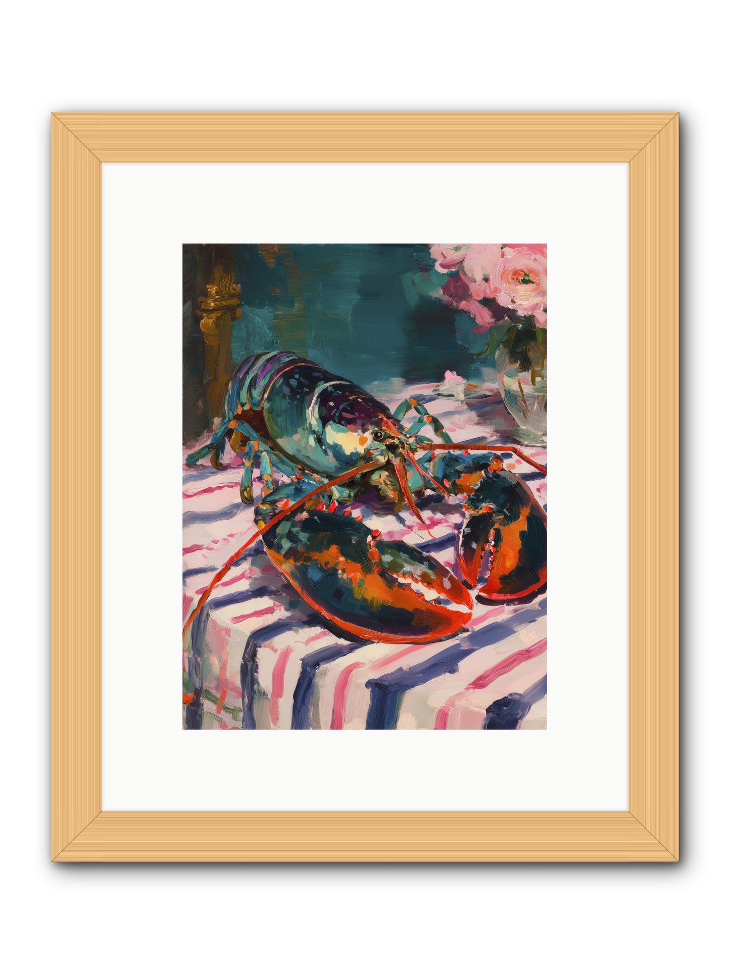 Atlantis Memory -- Framed Print - Natural 9x12