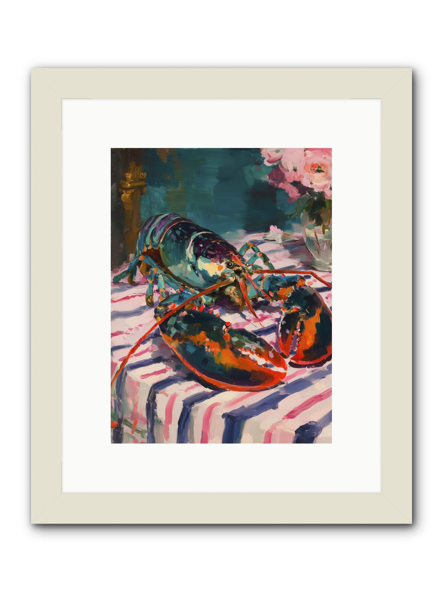 Atlantis Memory -- Framed Print - White 9x12