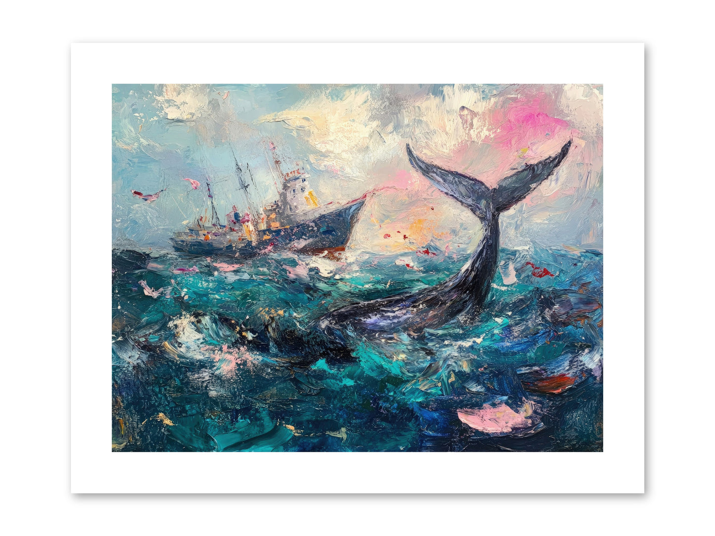 Atlantis Rising -- Paper Print 12x9