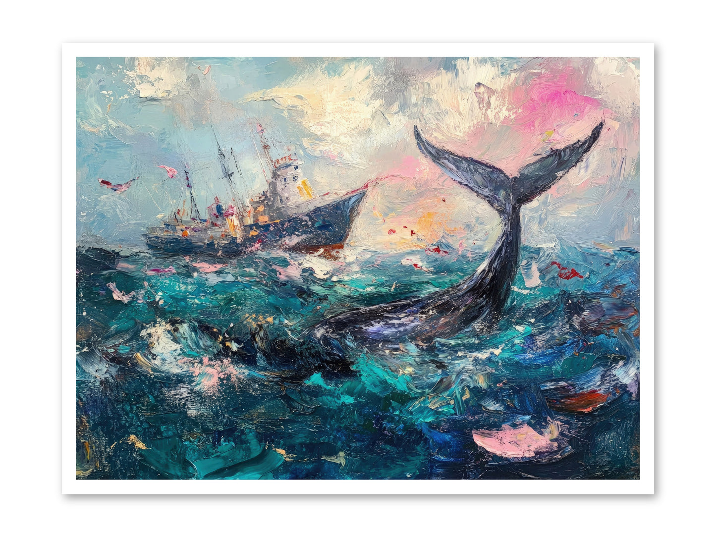 Atlantis Rising -- Loose Canvas Print 40x30