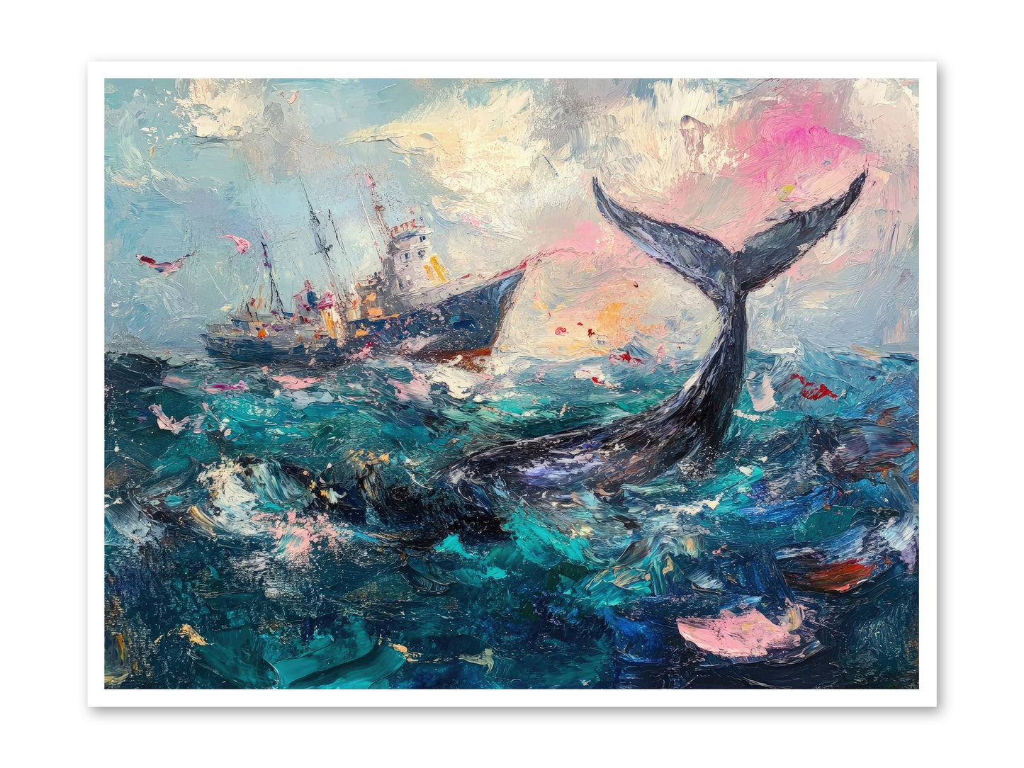 Atlantis Rising -- Loose Canvas Print 48x36