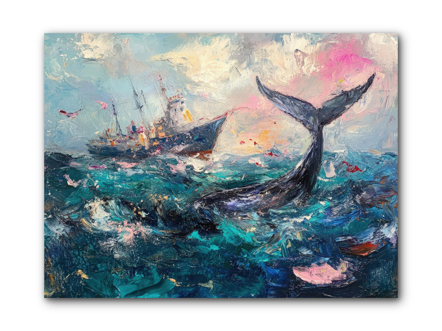 Atlantis Rising -- Wrapped Canvas 12x9
