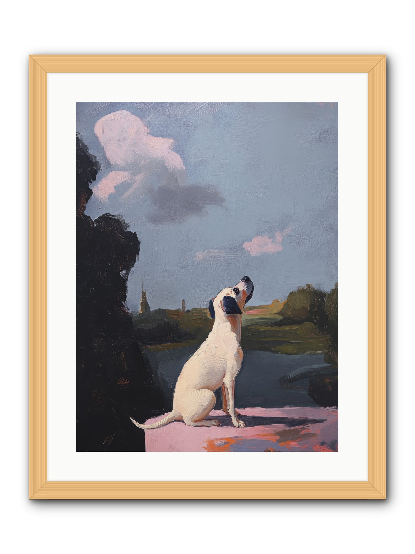 Atlas Wilde -- Framed Print - Natural 18x24