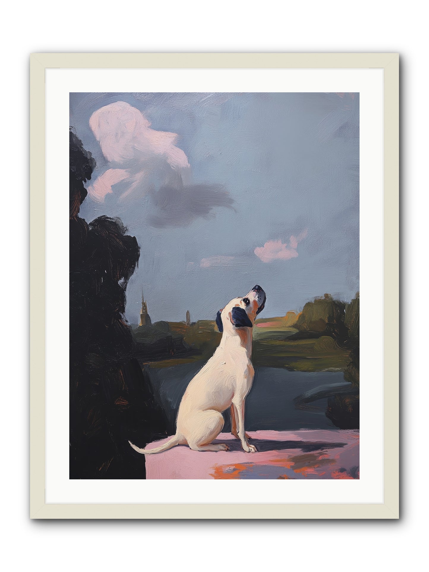 Atlas Wilde -- Framed Print - White 24x32