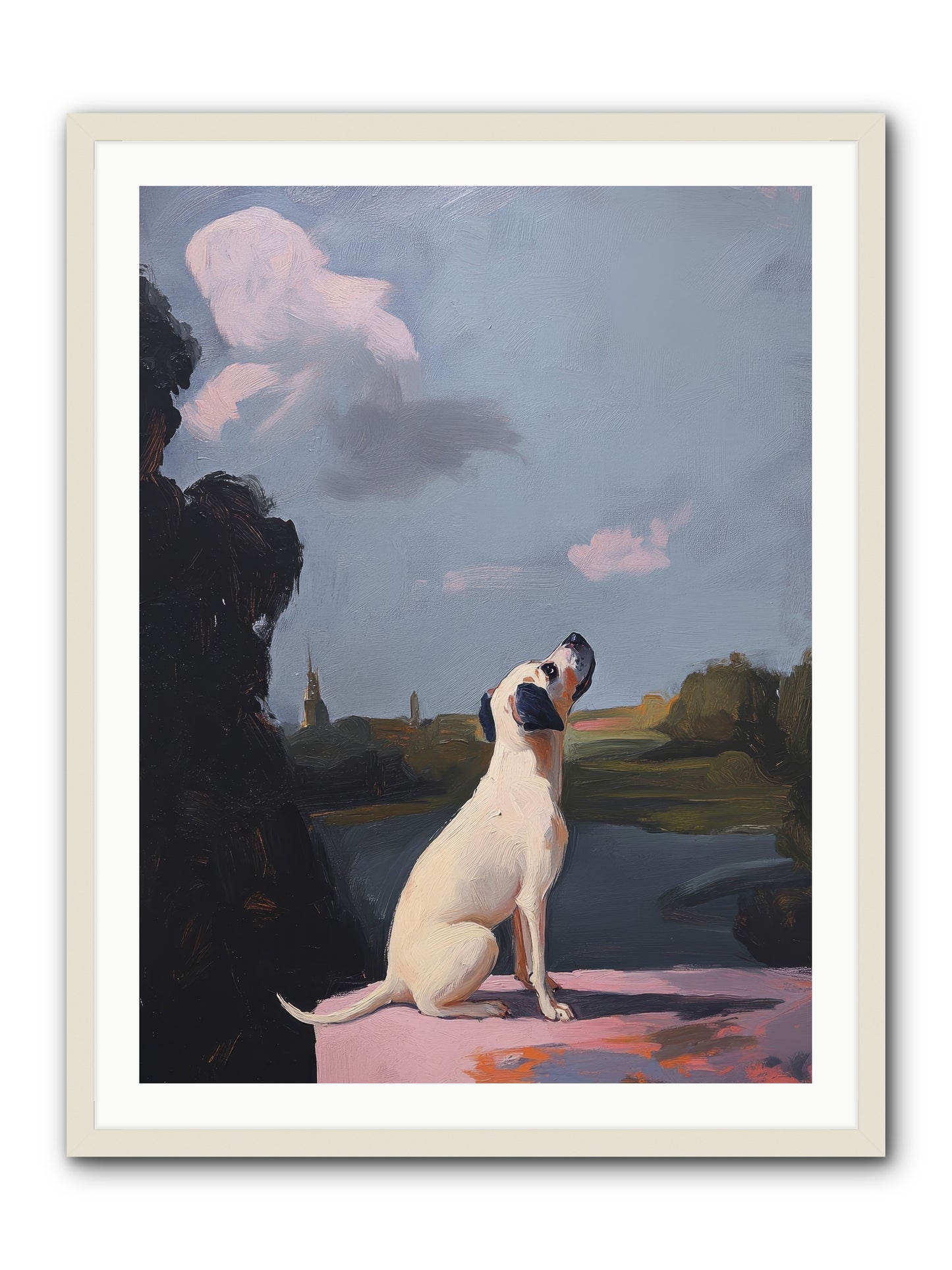 Atlas Wilde -- Framed Print - White 30x40