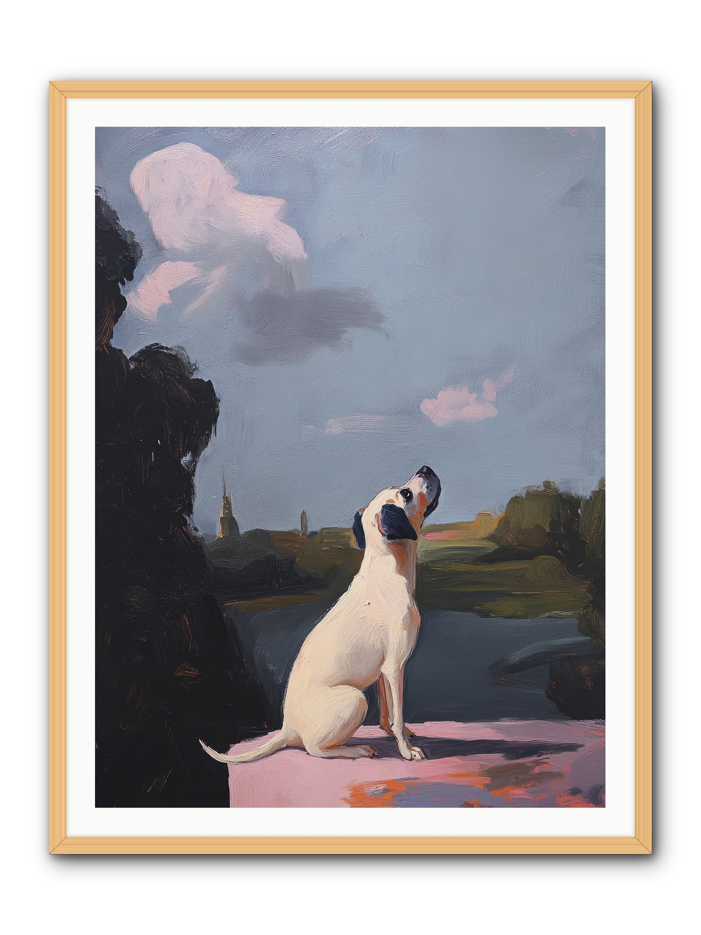 Atlas Wilde -- Framed Print - Natural 36x48