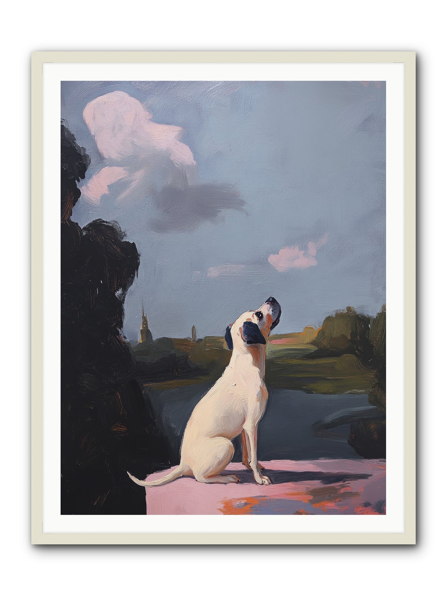 Atlas Wilde -- Framed Print - White 36x48