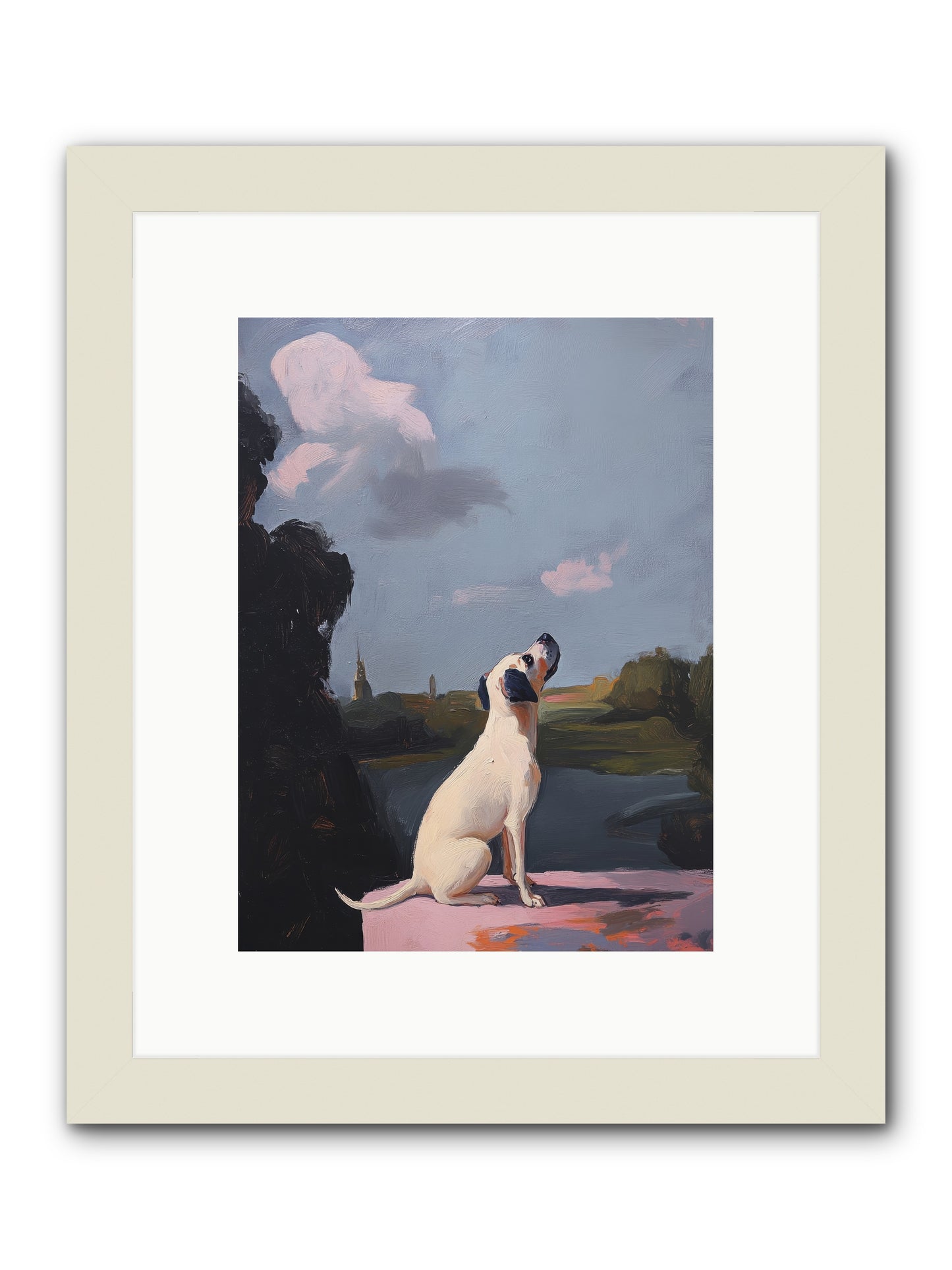 Atlas Wilde -- Framed Print - White 9x12
