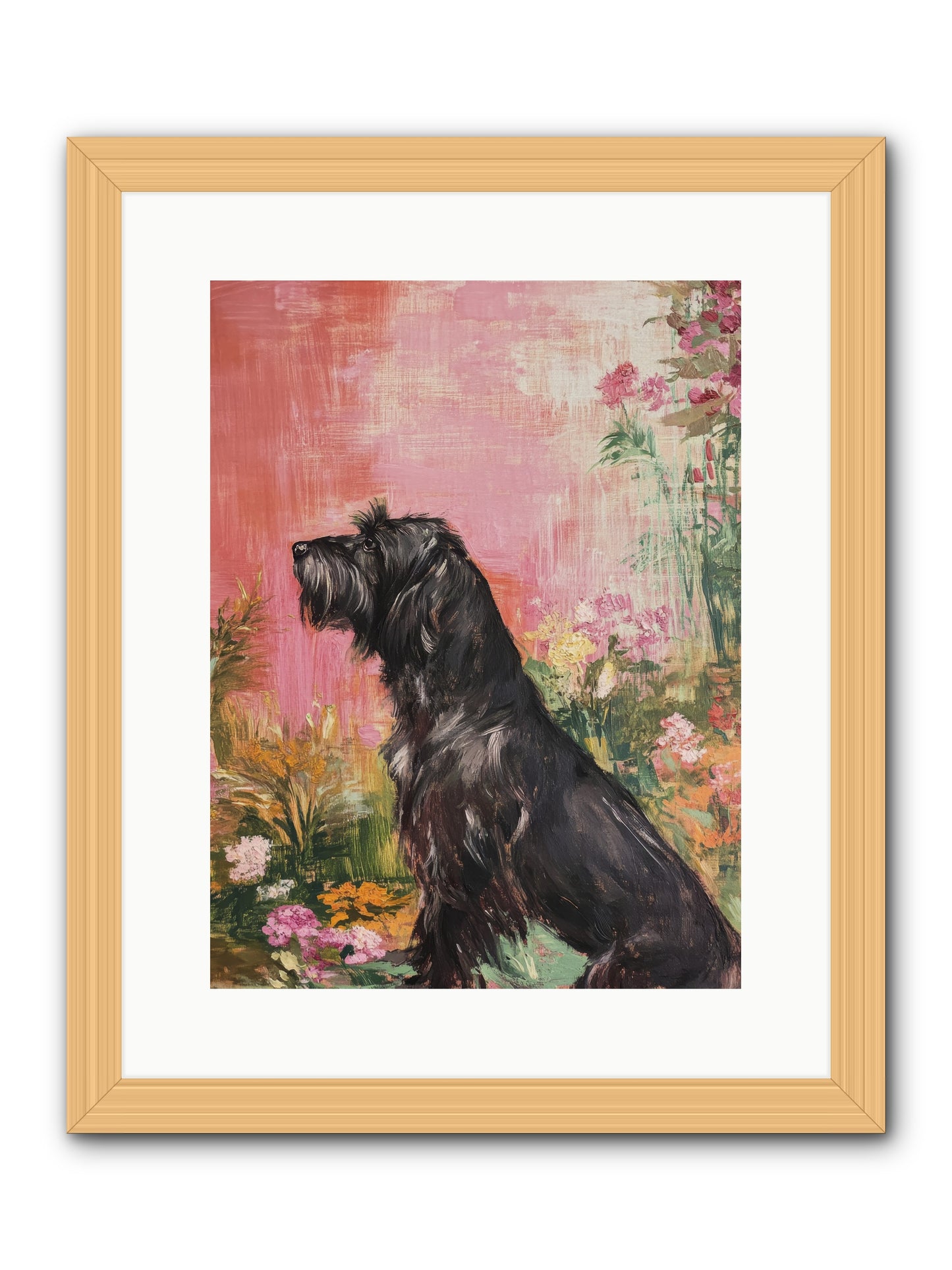 Atticus -- Framed Print - Natural 12x16