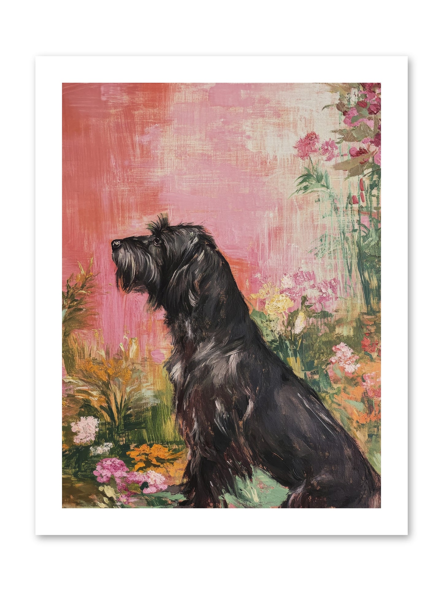 Atticus -- Loose Canvas Print 12x16