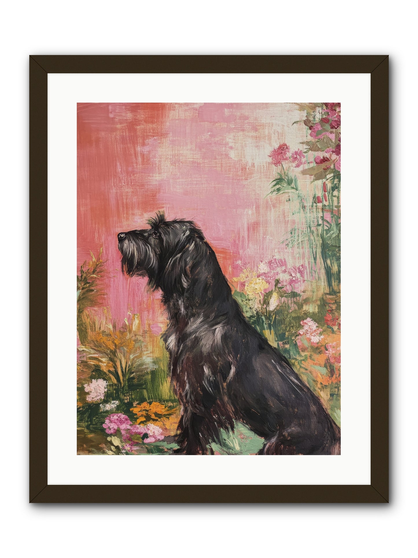 Atticus -- Framed Print - Black 18x24