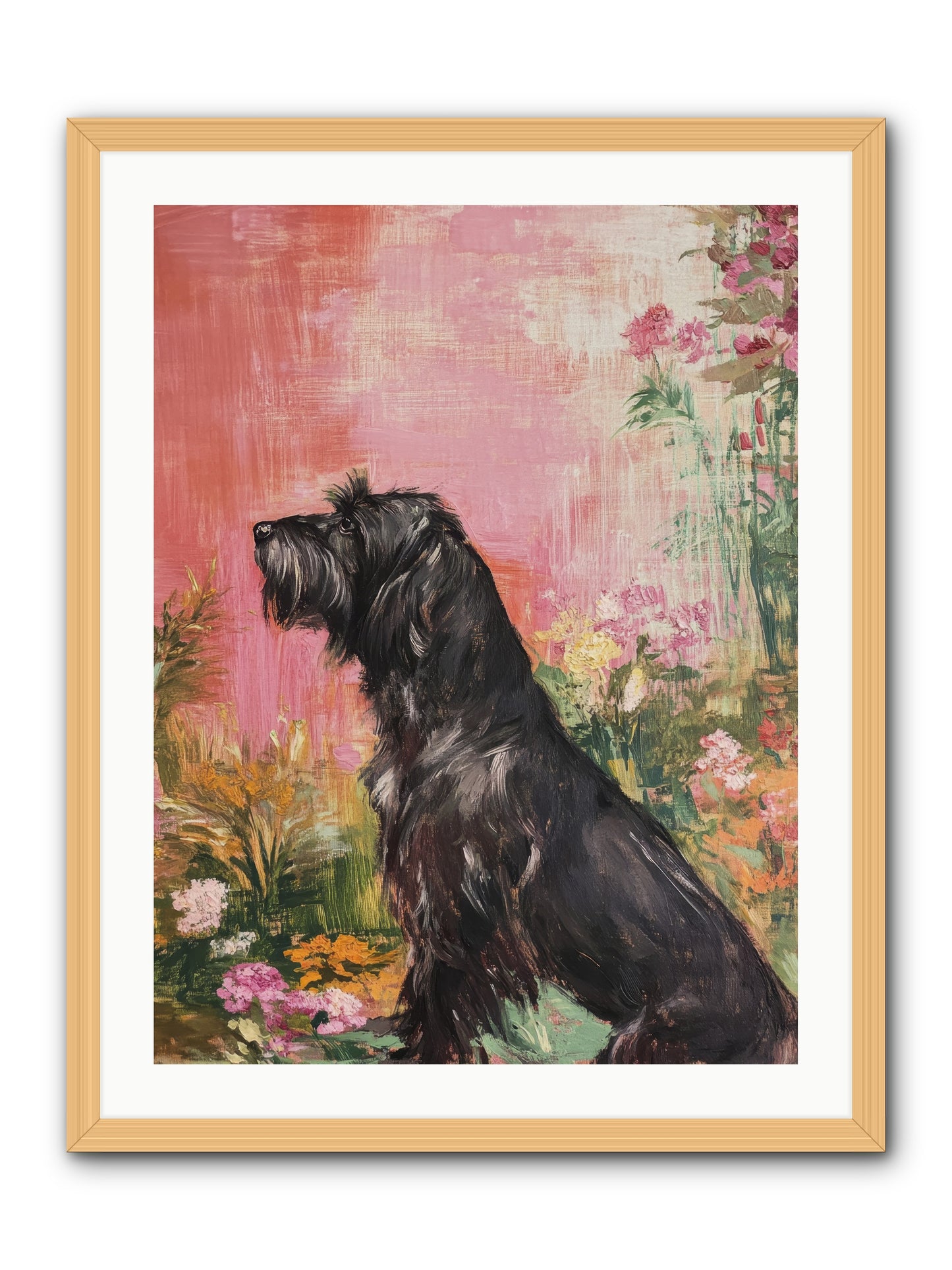 Atticus -- Framed Print - Natural 24x32