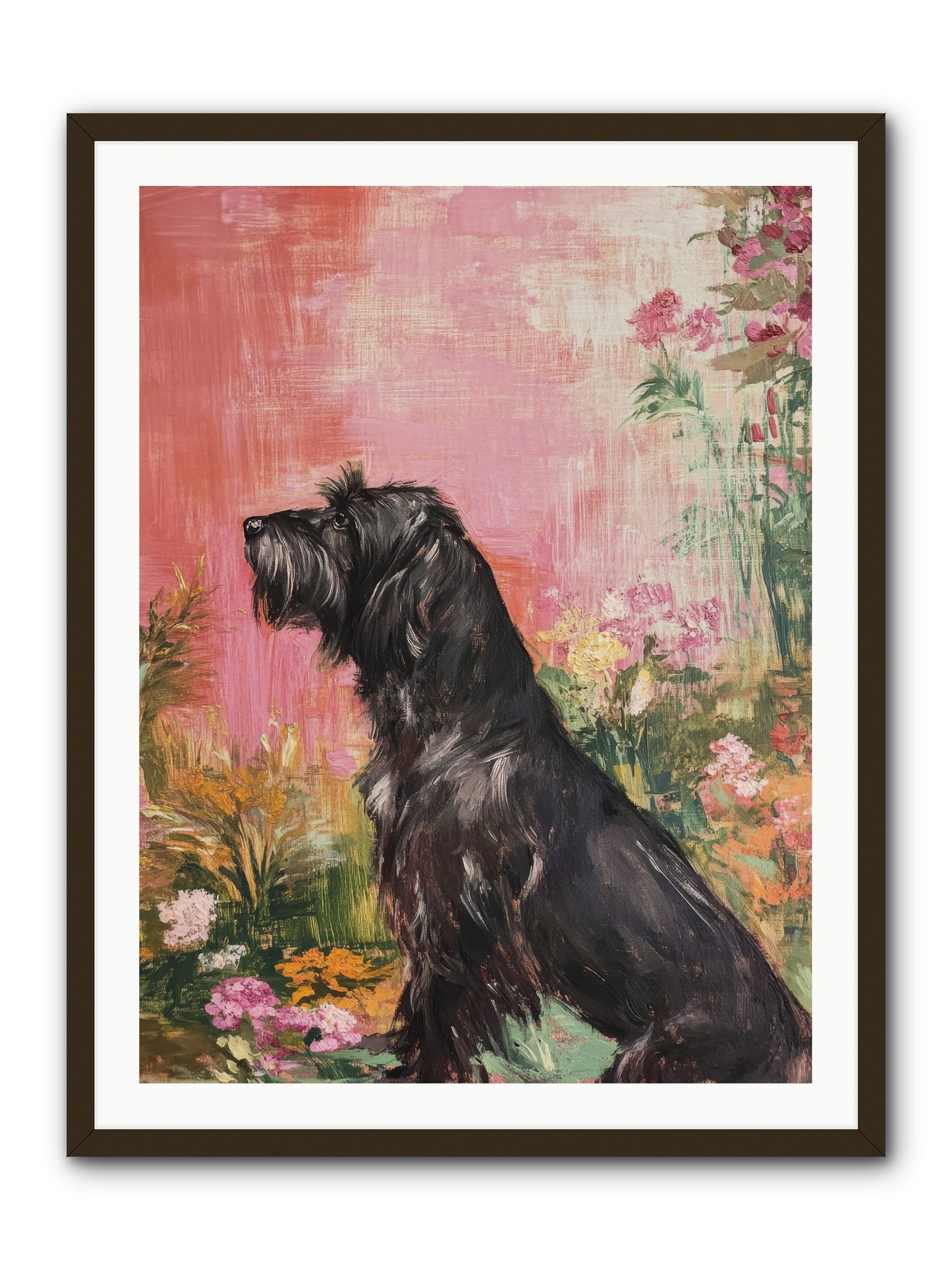 Atticus -- Framed Print - Black 30x40