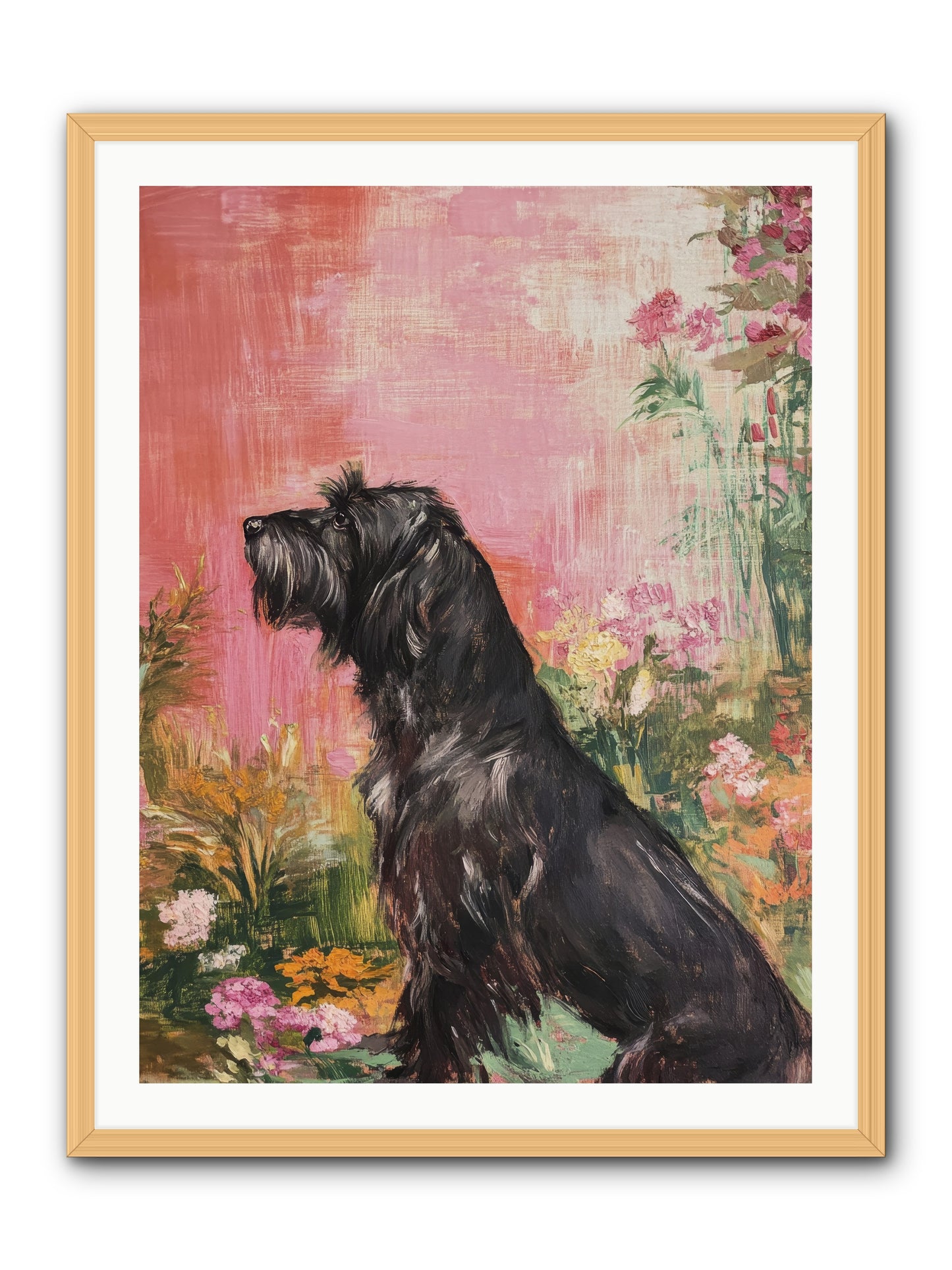 Atticus -- Framed Print - Natural 30x40