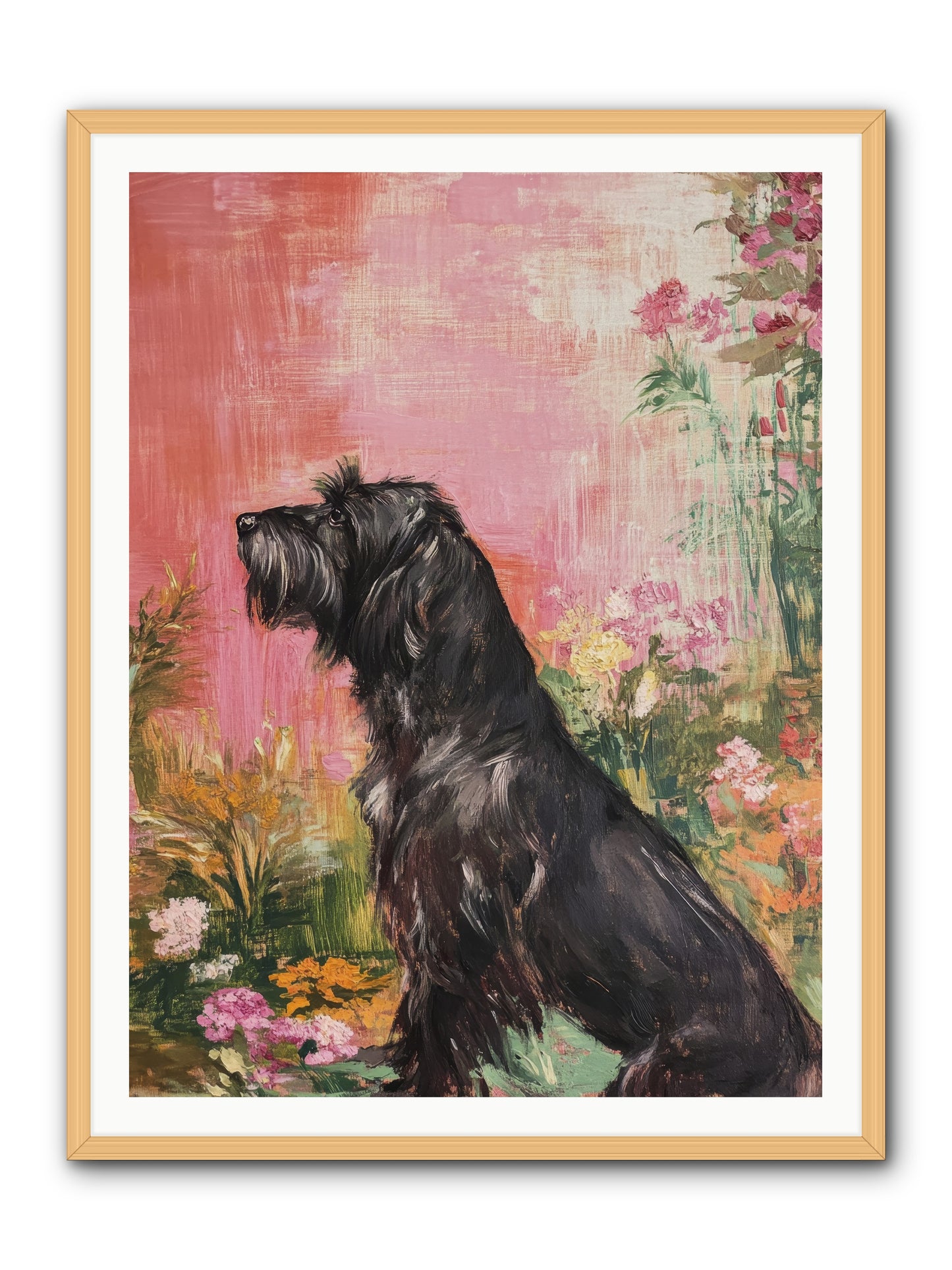 Atticus -- Framed Print - Natural 36x48
