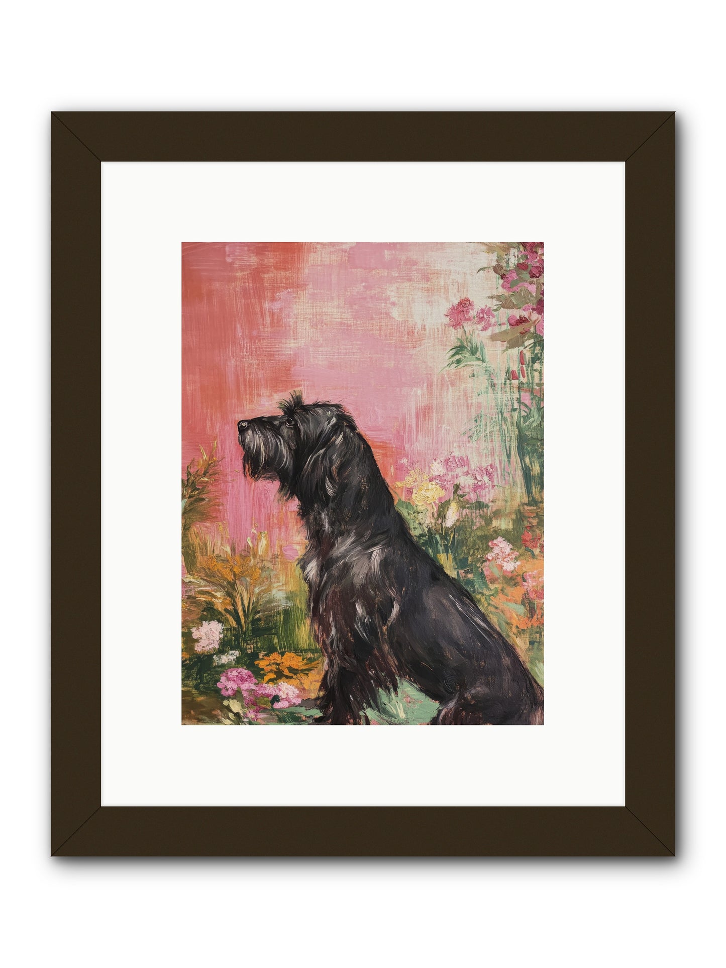 Atticus -- Framed Print - Black 9x12