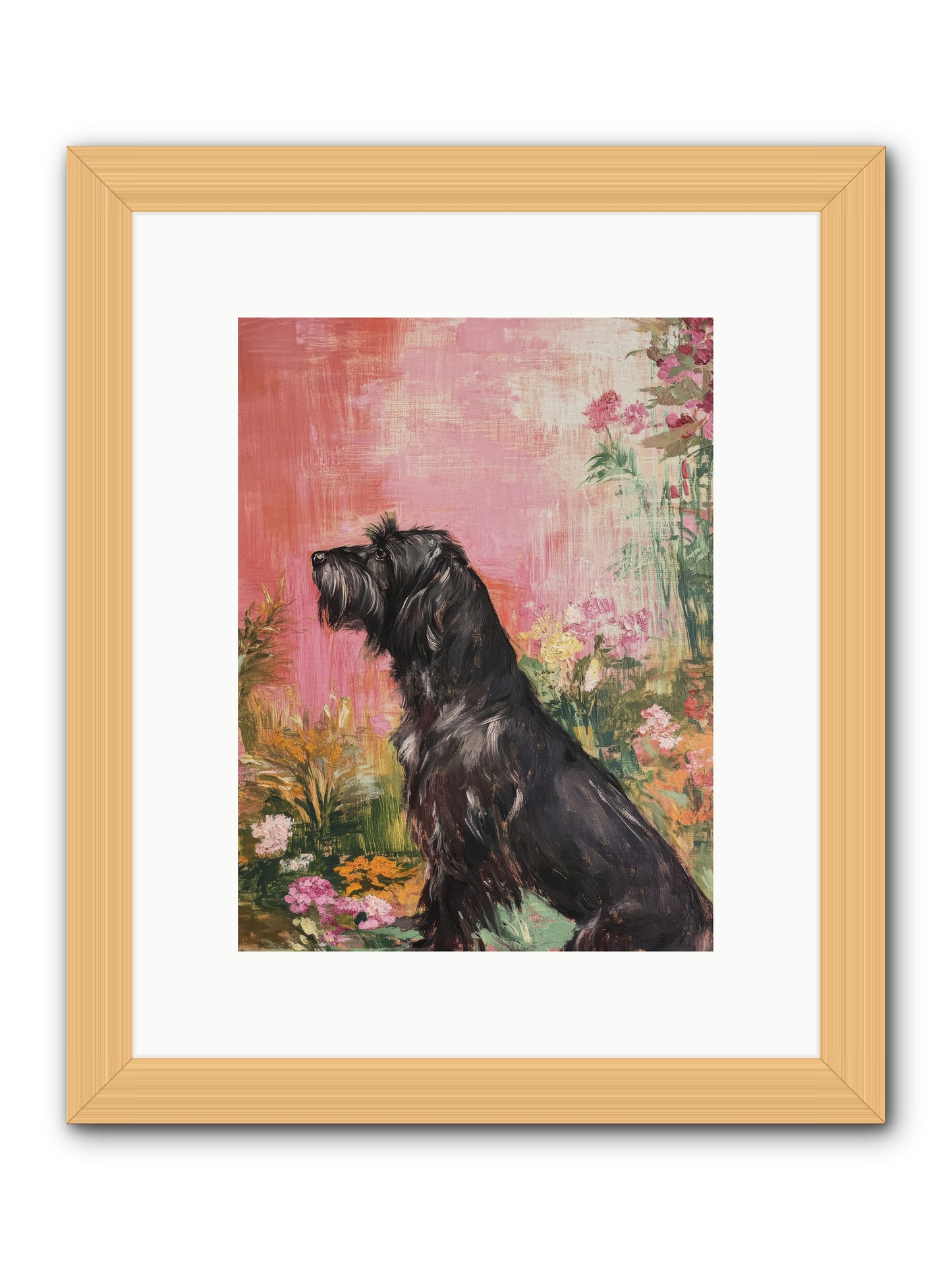 Atticus -- Framed Print - Natural 9x12