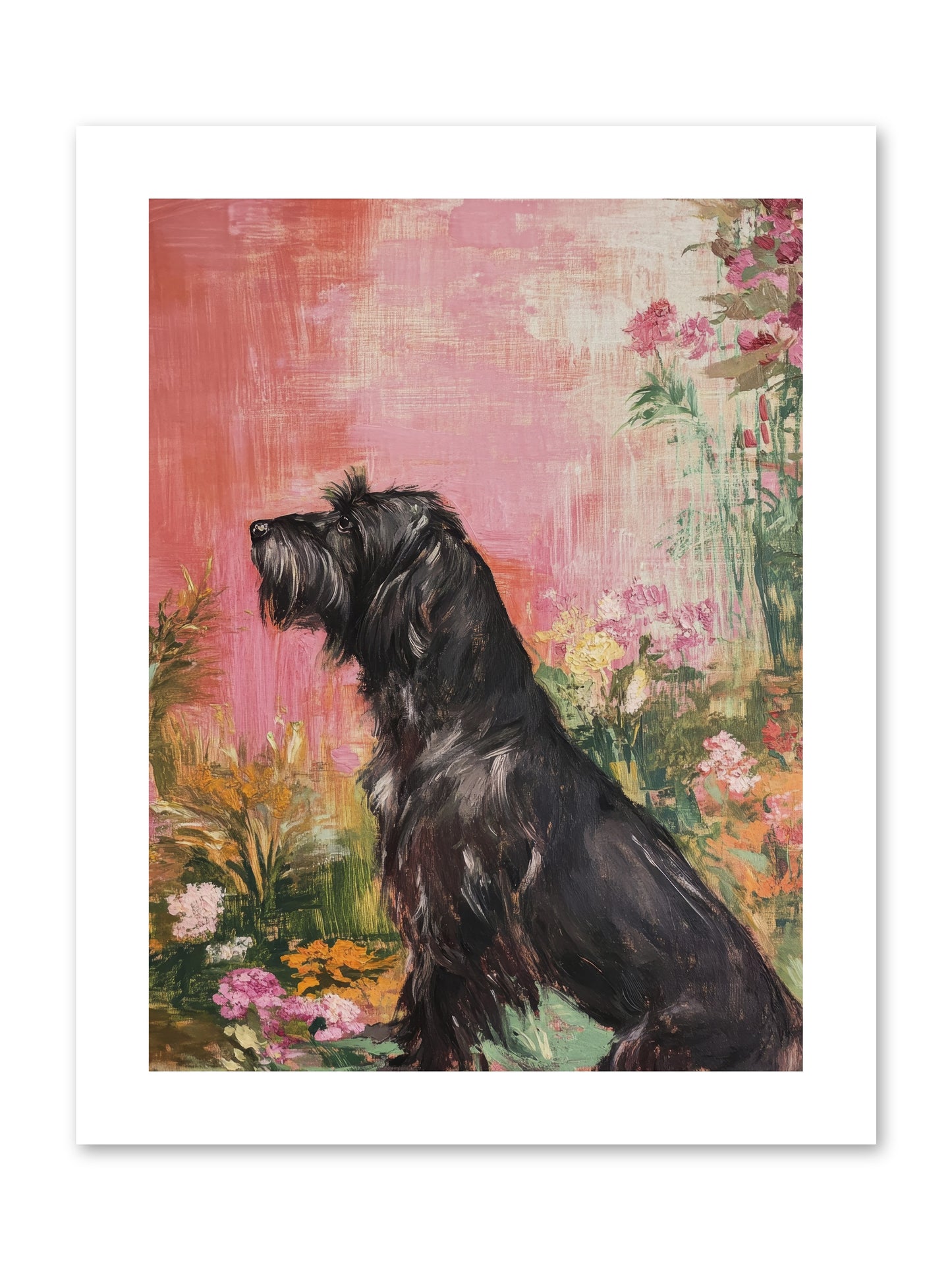 Atticus -- Loose Canvas Print 9x12
