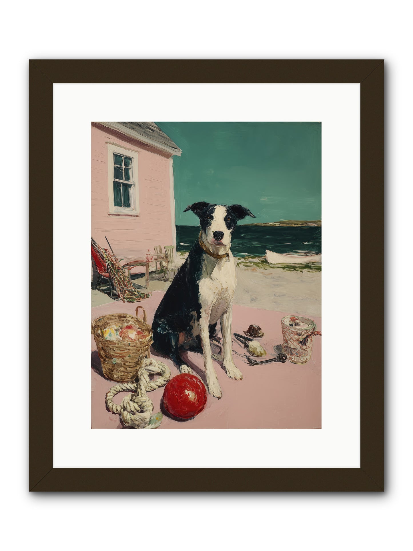 August Afternoon -- Framed Print - Black 12x16