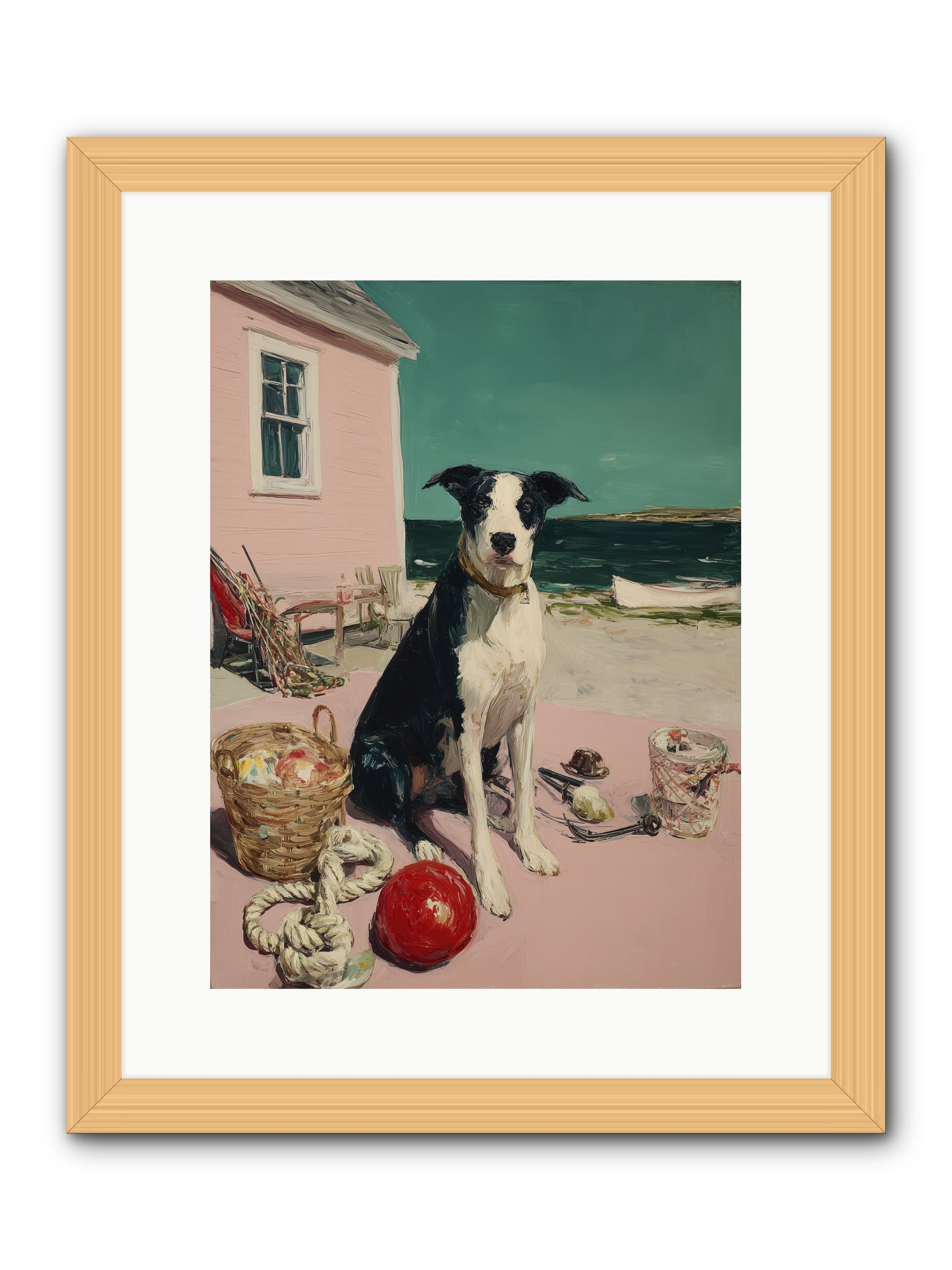 August Afternoon -- Framed Print - Natural 12x16