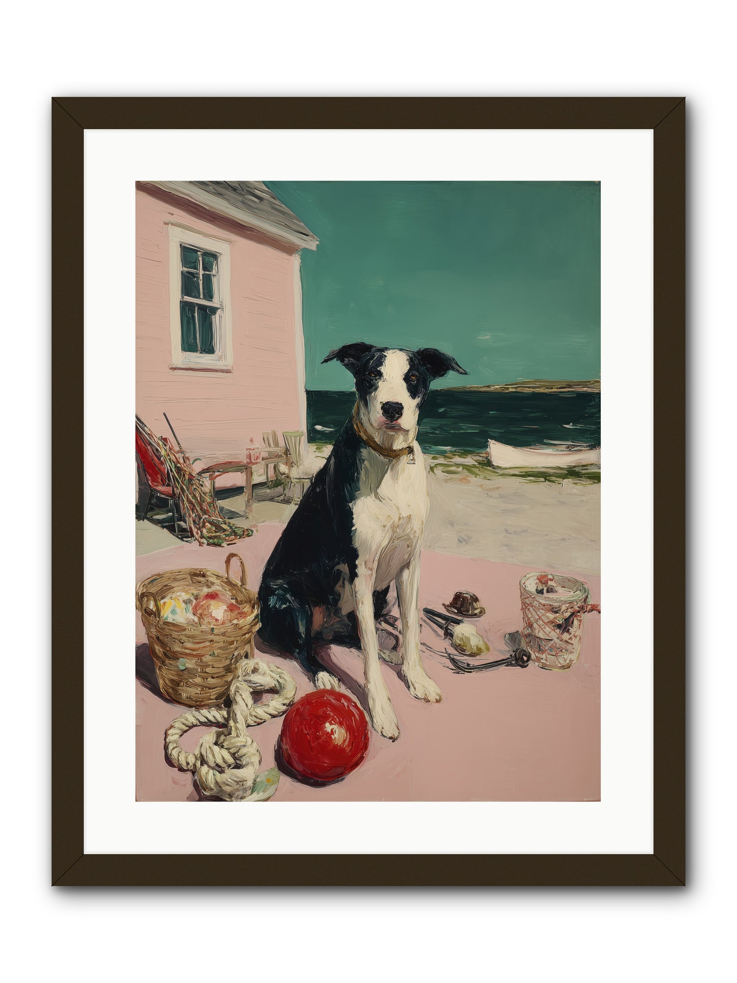 August Afternoon -- Framed Print - Black 18x24
