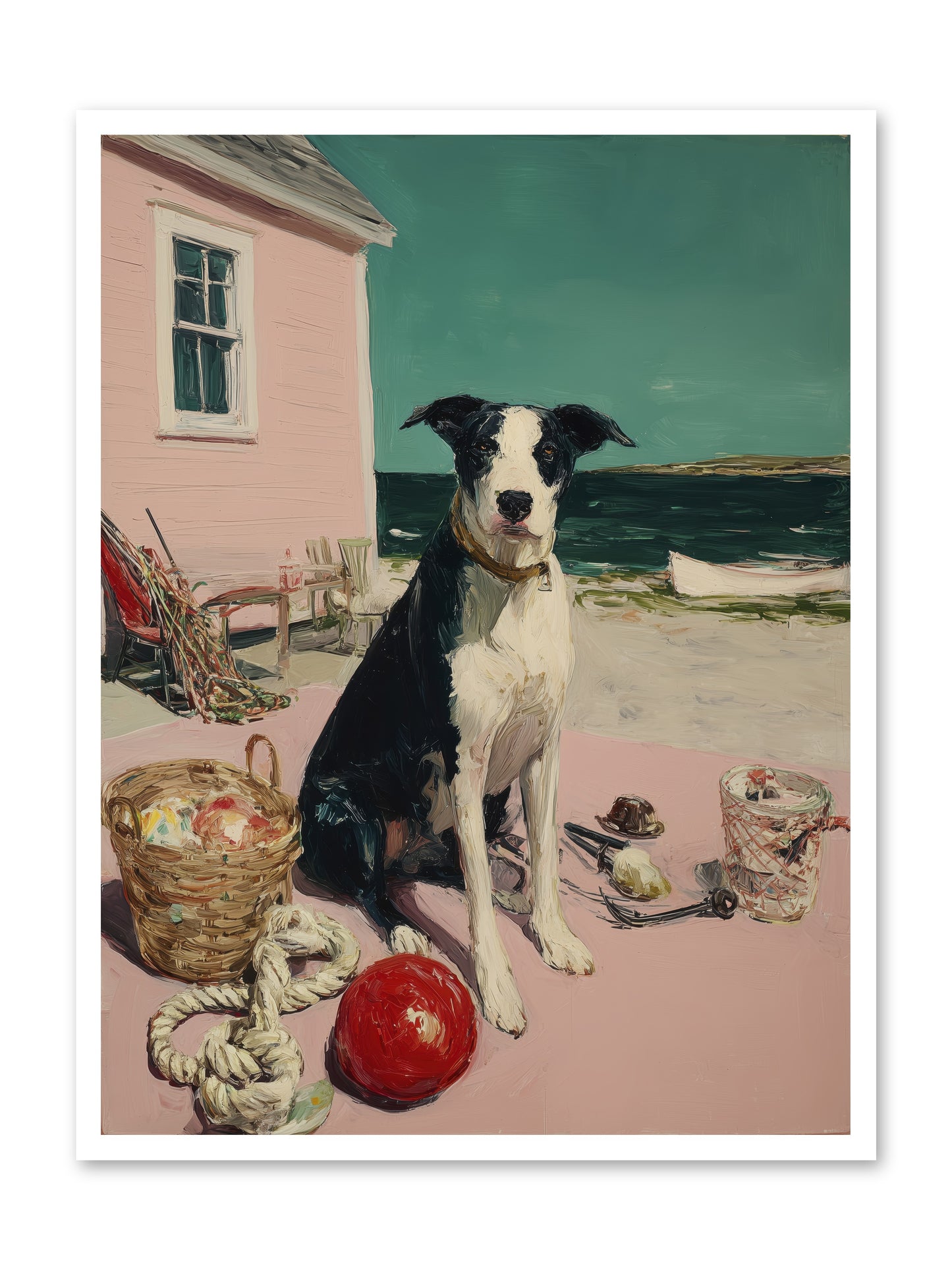 August Afternoon -- Loose Canvas Print 30x40
