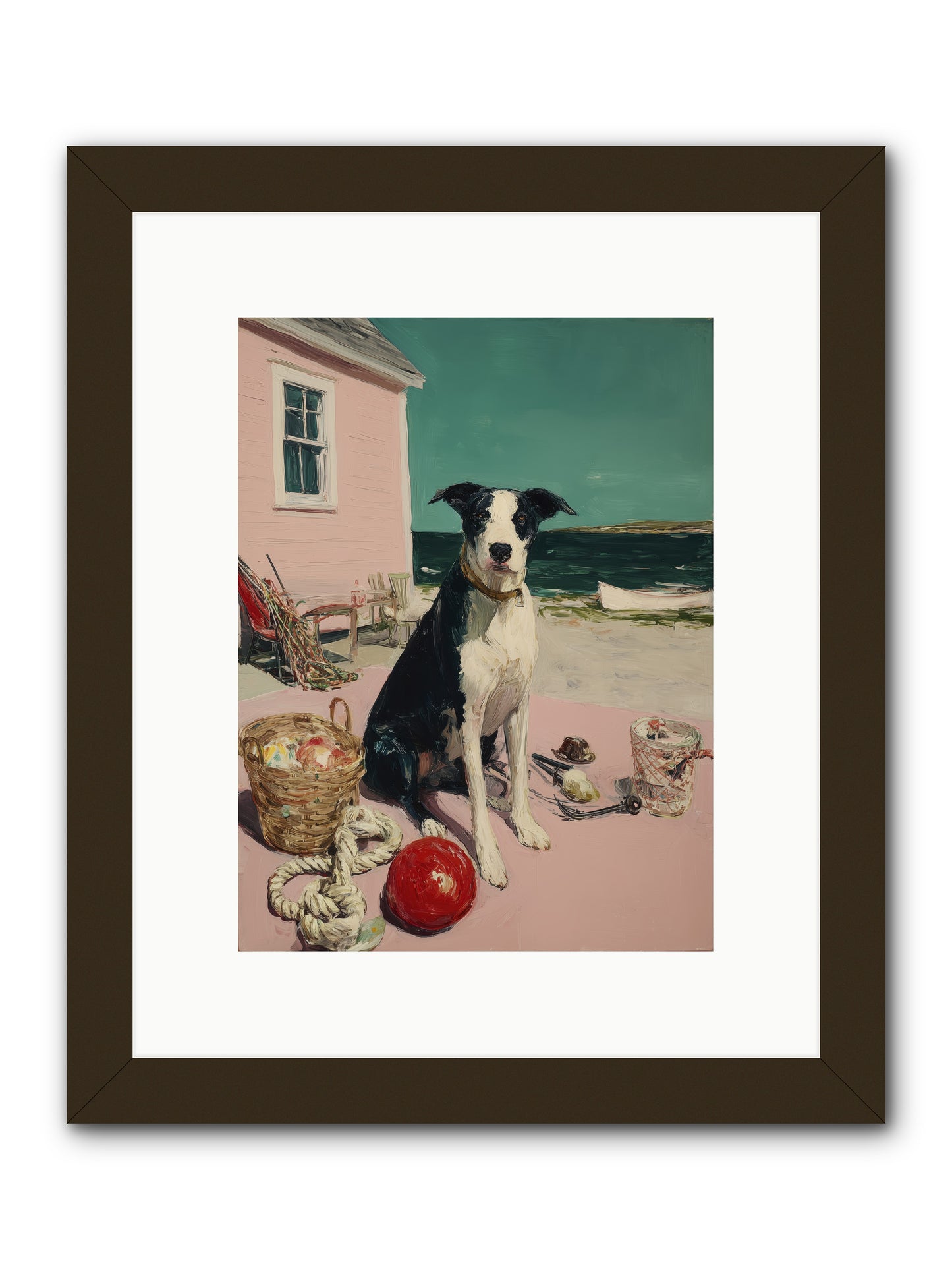 August Afternoon -- Framed Print - Black 9x12