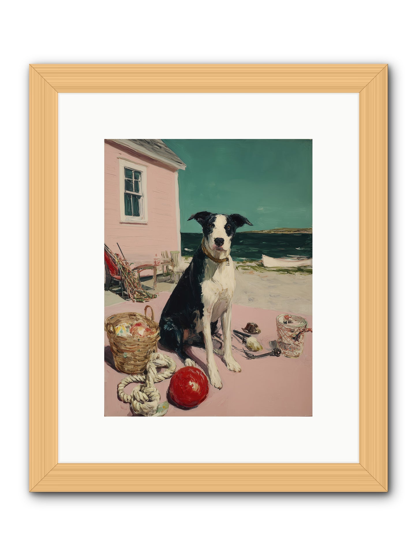 August Afternoon -- Framed Print - Natural 9x12