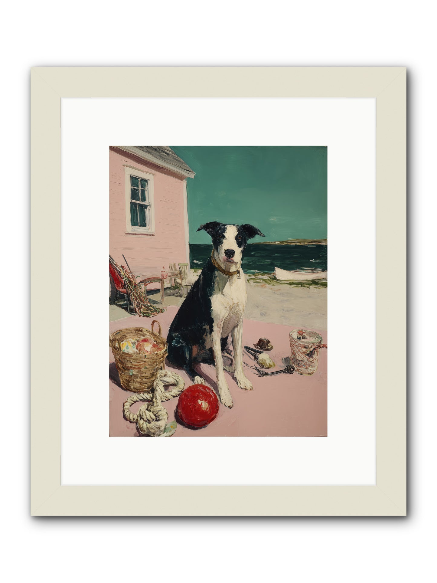 August Afternoon -- Framed Print - White 9x12