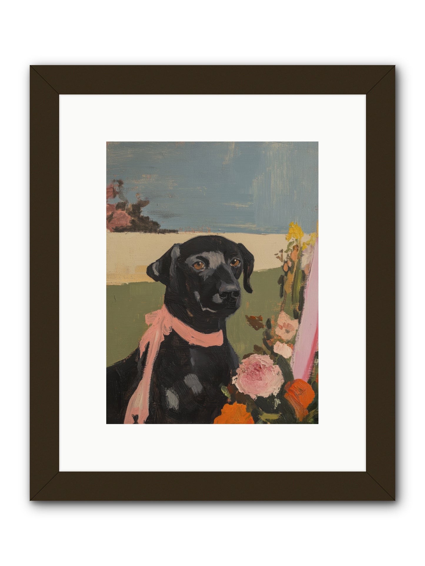 Aunt Bee -- Framed Print - Black 9x12
