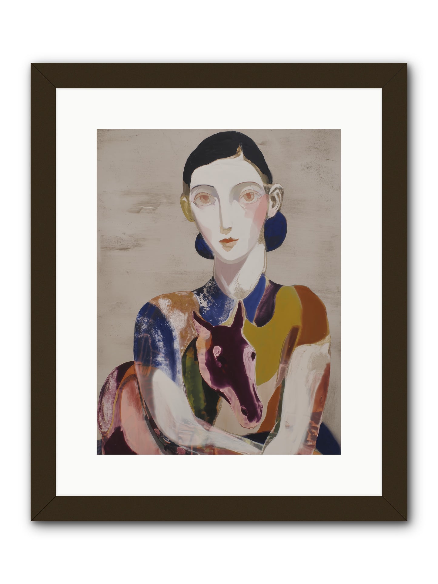 Aurelia’s Gaze -- Framed Print - Black 12x16