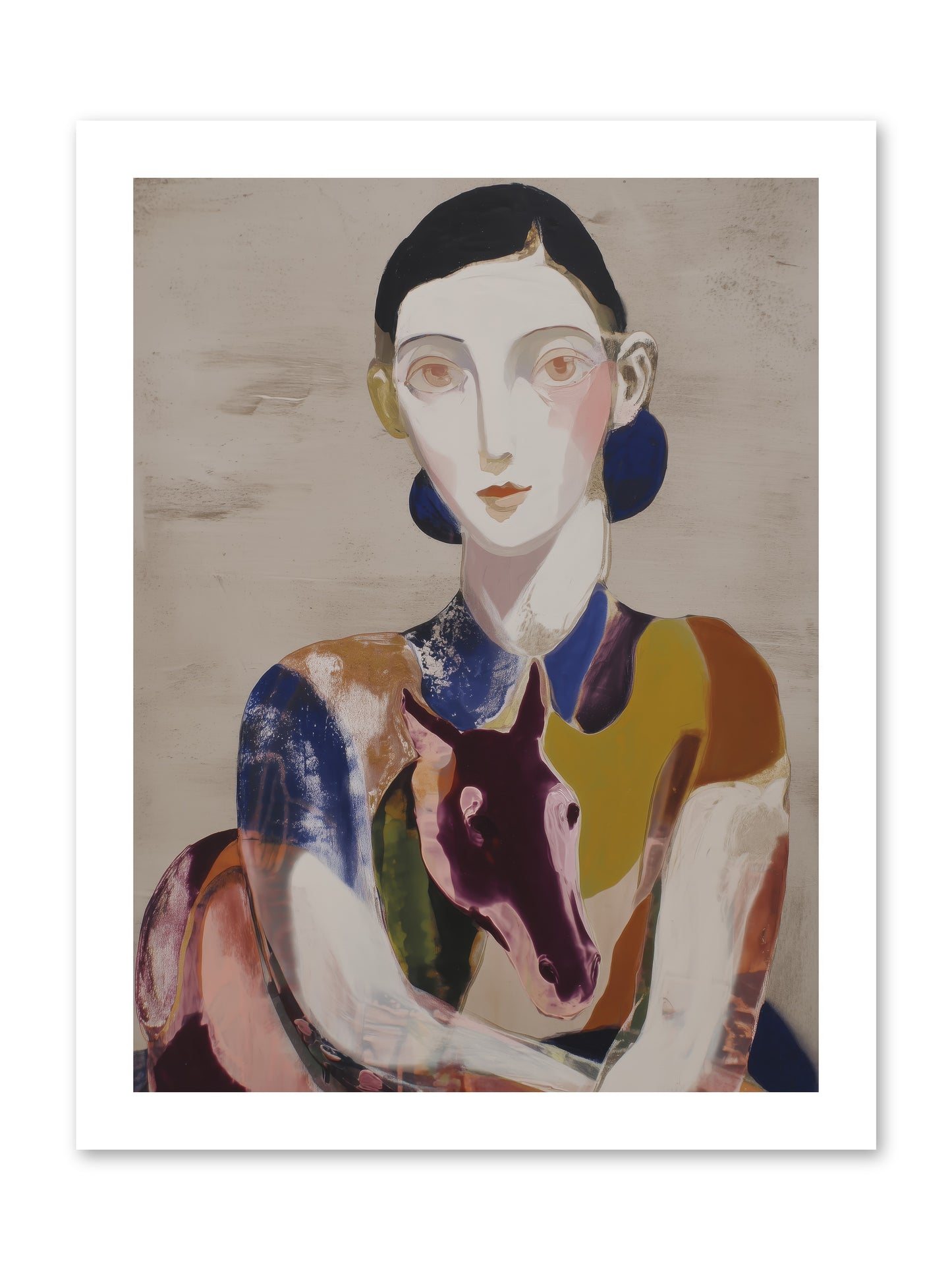 Aurelia’s Gaze -- Loose Canvas Print 12x16