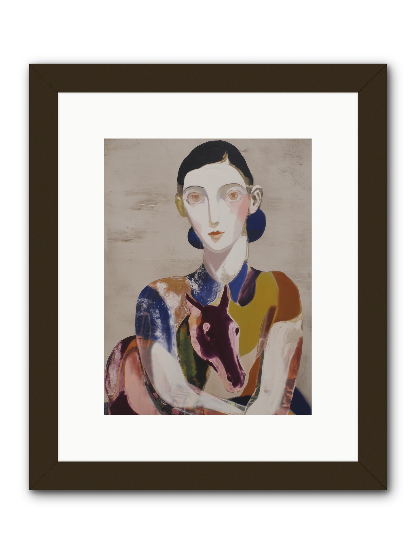 Aurelia’s Gaze -- Framed Print - Black 9x12