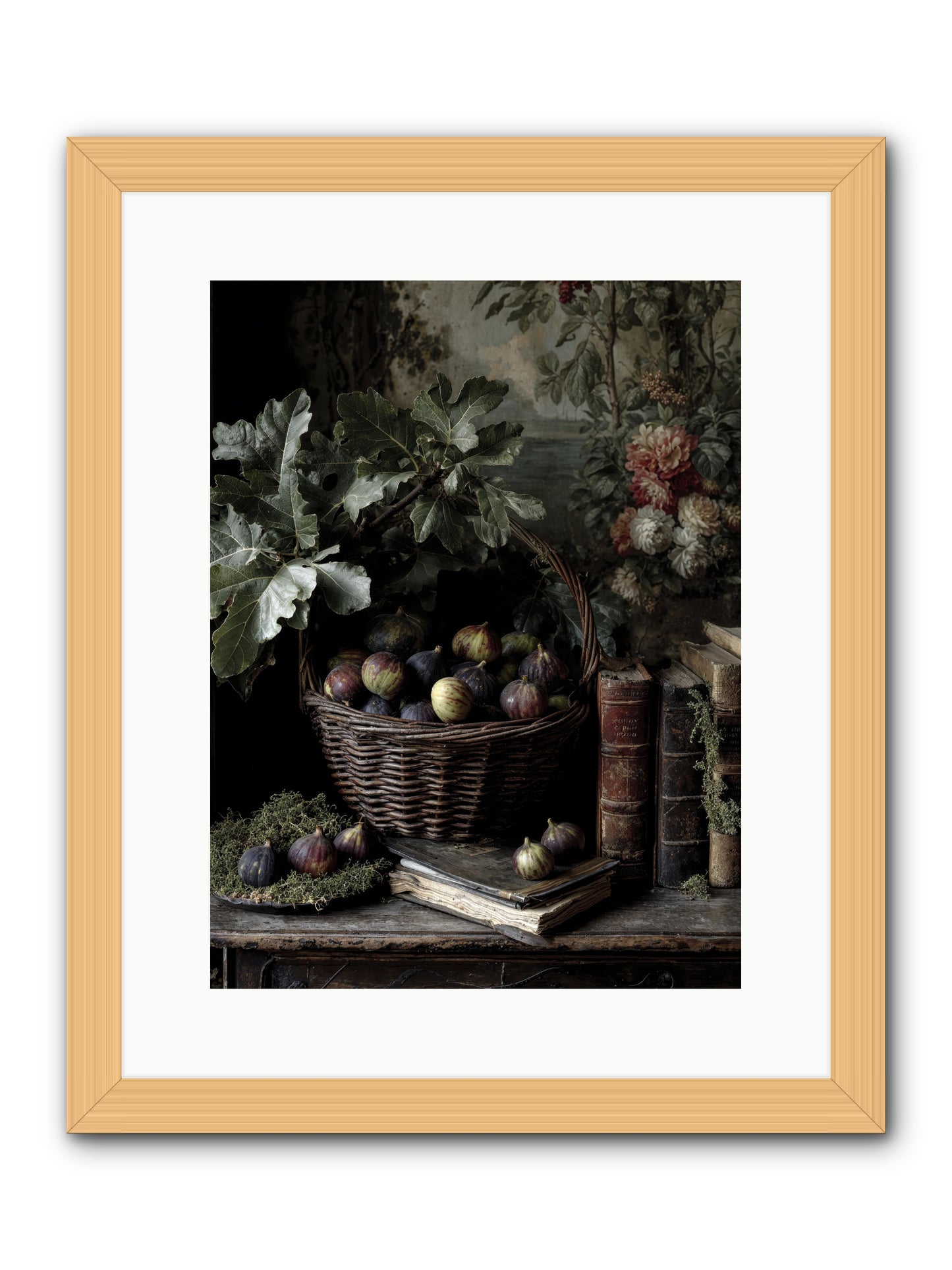 Aurelius -- Framed Print - Natural 12x16