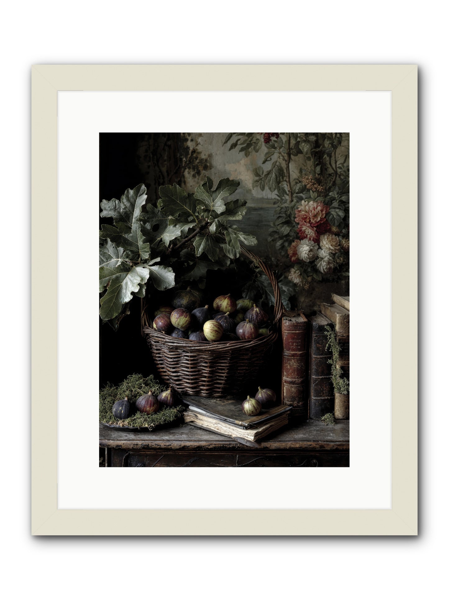 Aurelius -- Framed Print - White 12x16