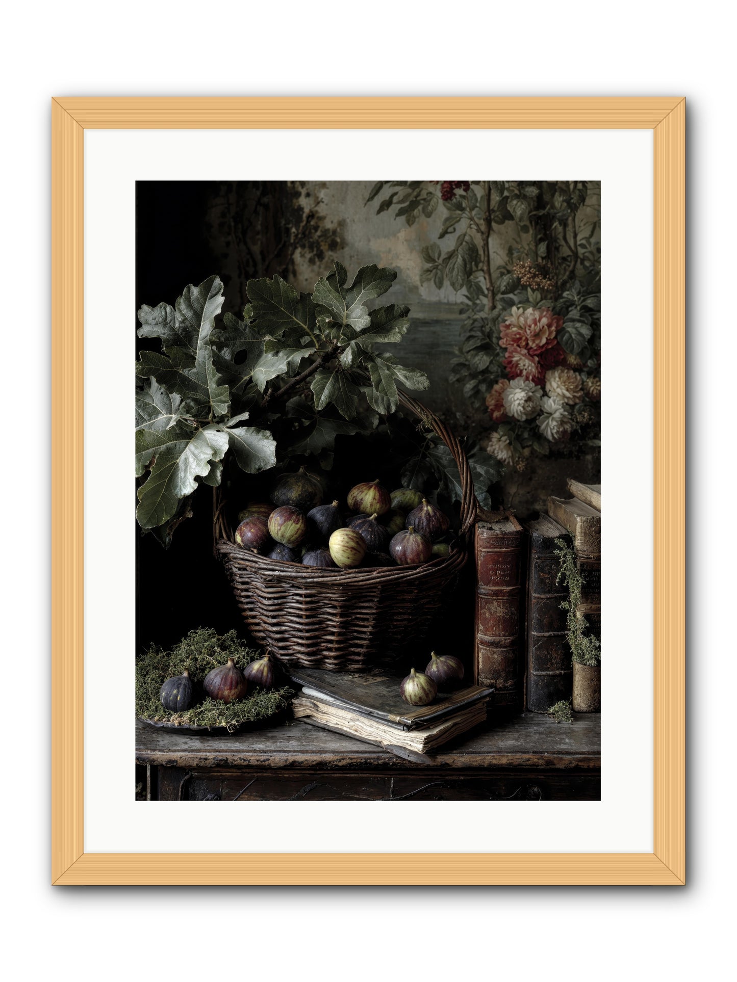 Aurelius -- Framed Print - Natural 18x24
