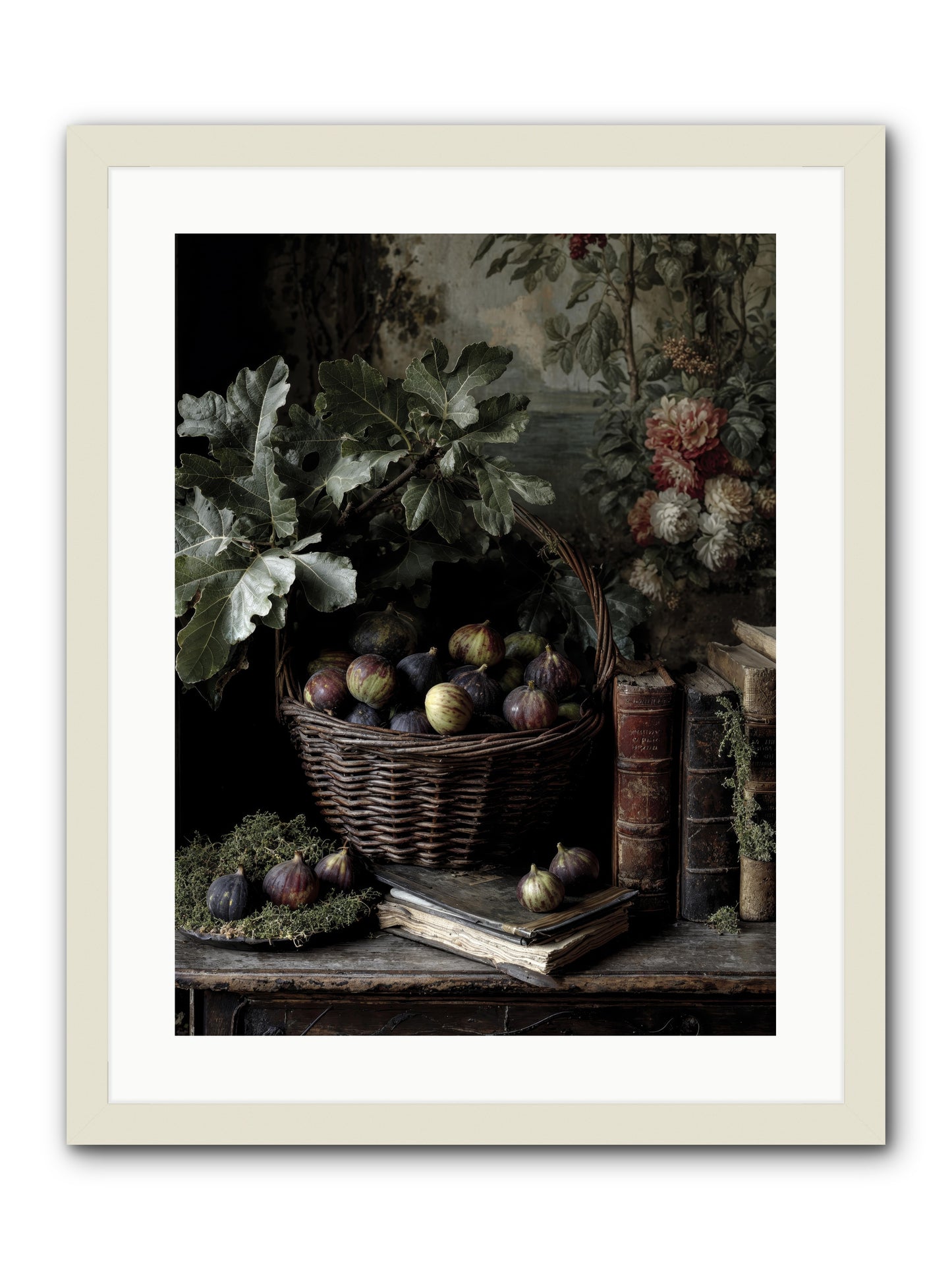 Aurelius -- Framed Print - White 18x24