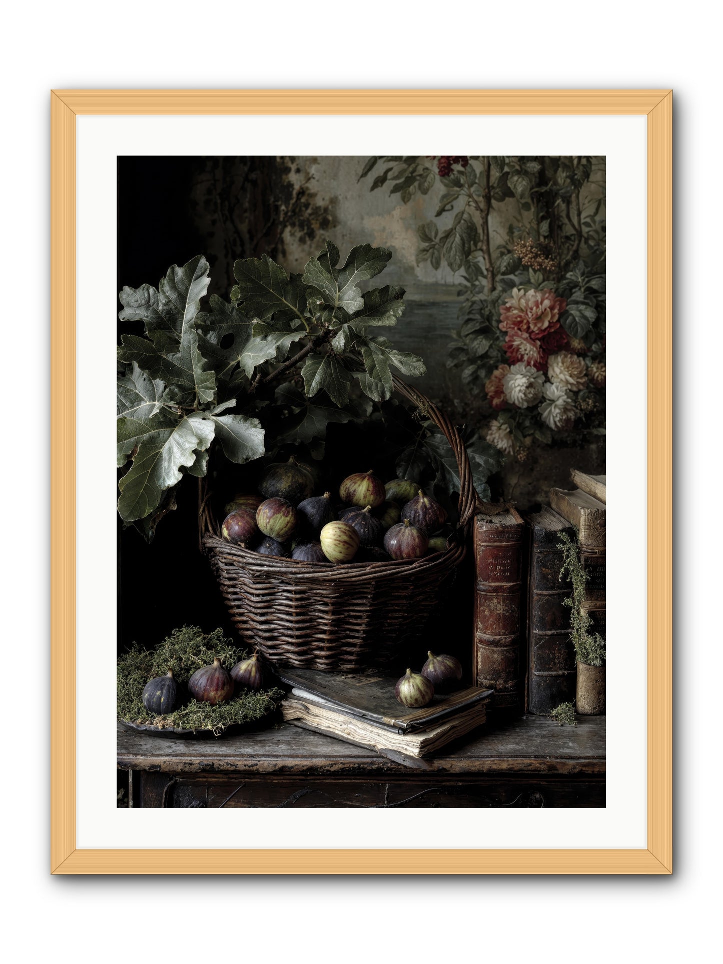 Aurelius -- Framed Print - Natural 24x32