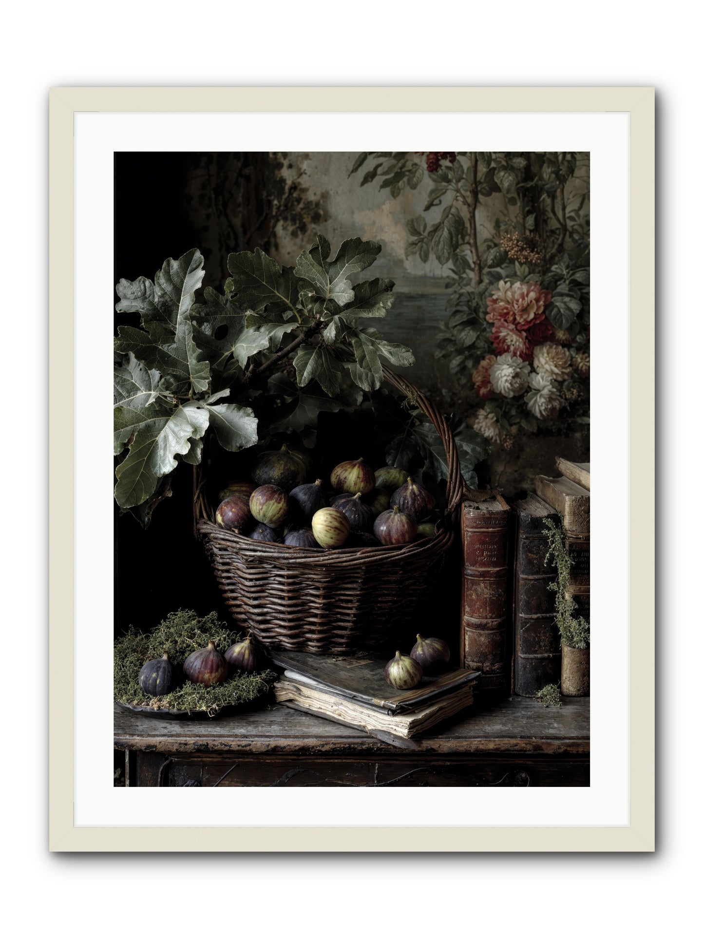 Aurelius -- Framed Print - White 24x32