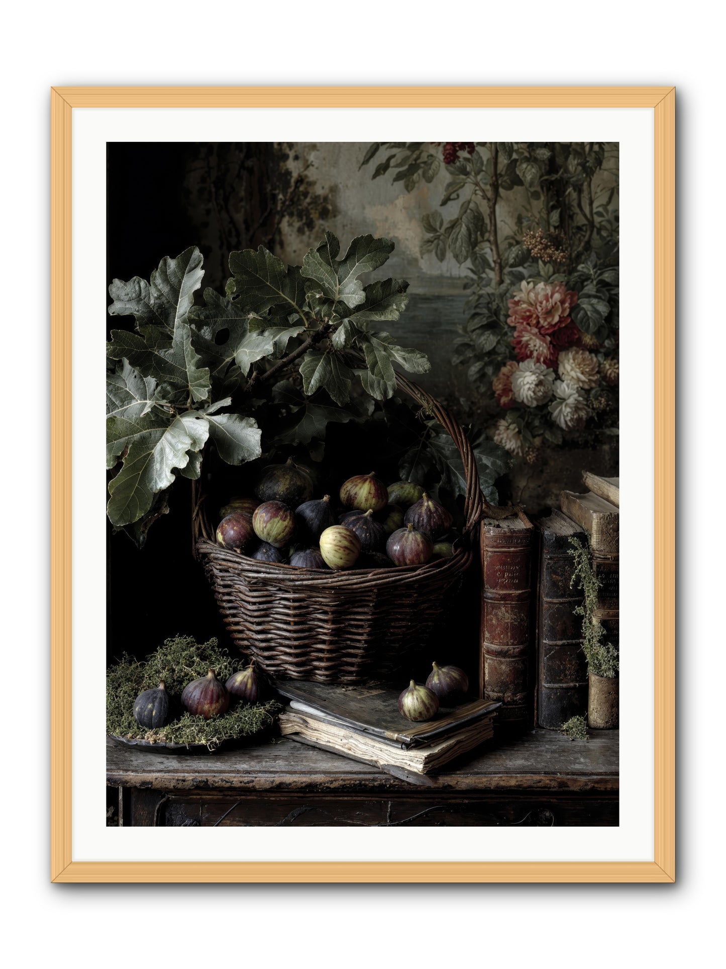 Aurelius -- Framed Print - Natural 30x40