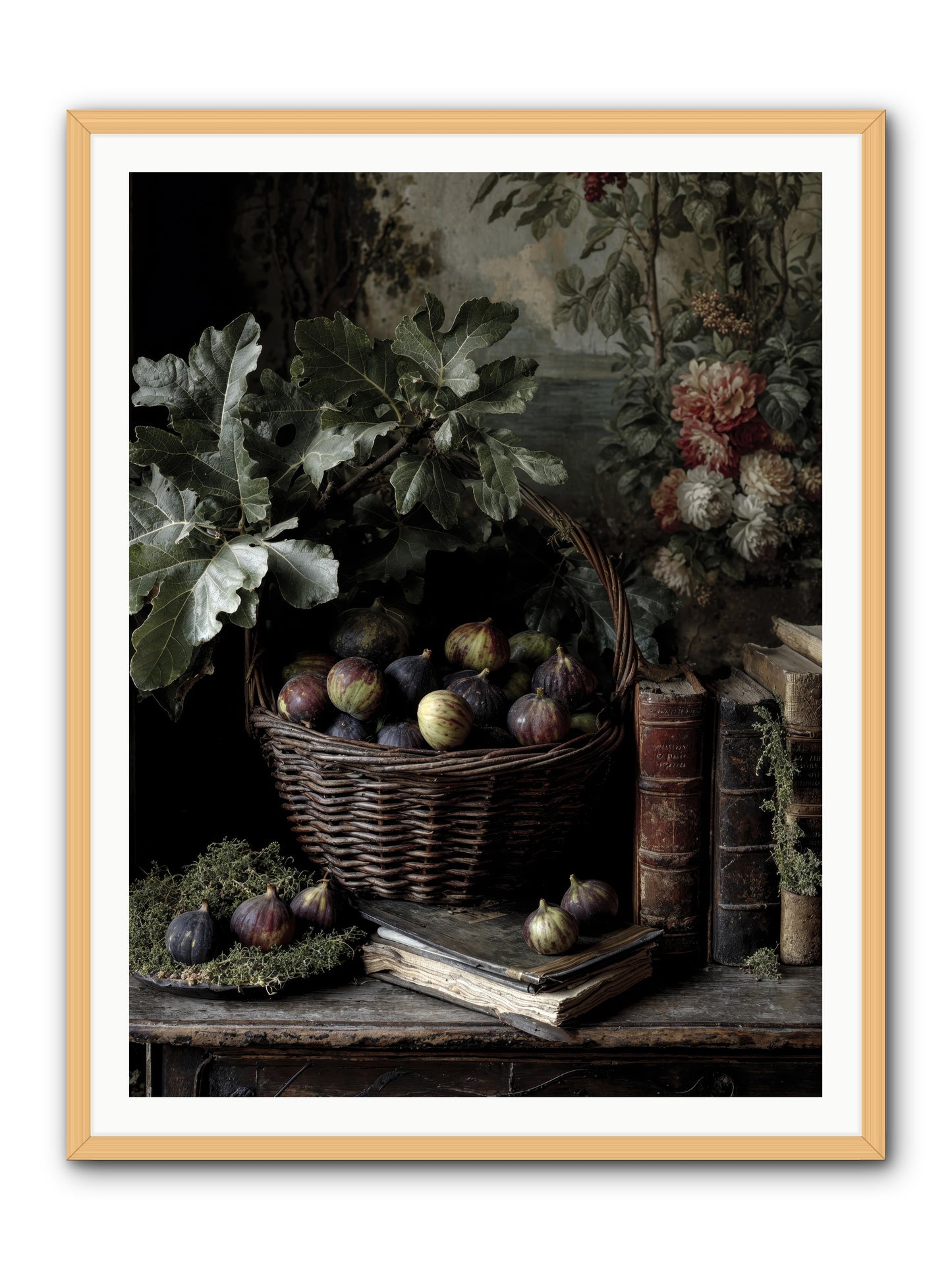 Aurelius -- Framed Print - Natural 36x48