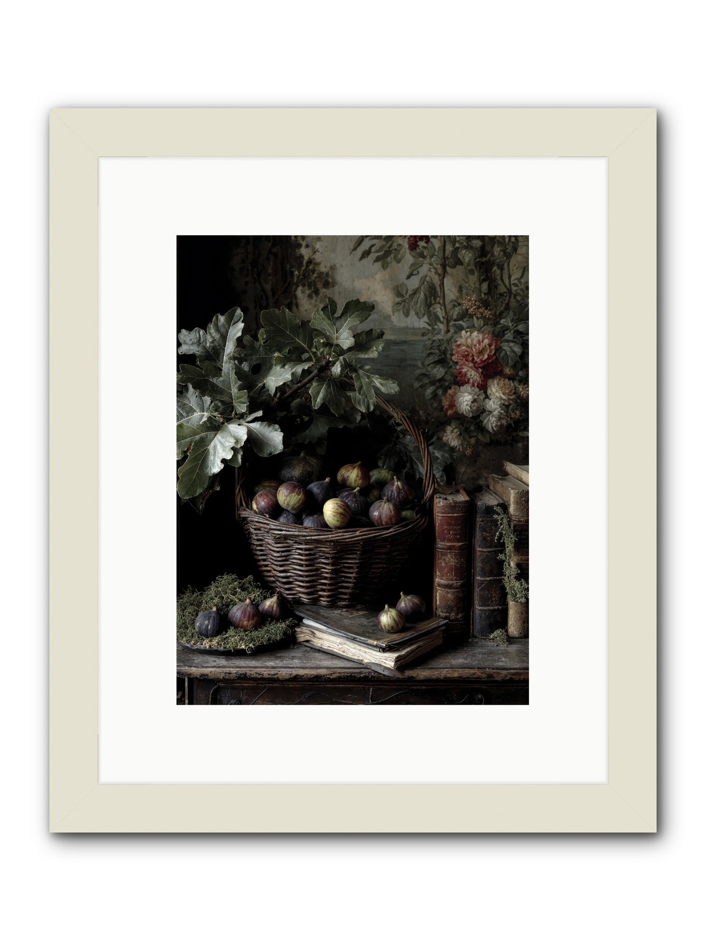 Aurelius -- Framed Print - White 9x12