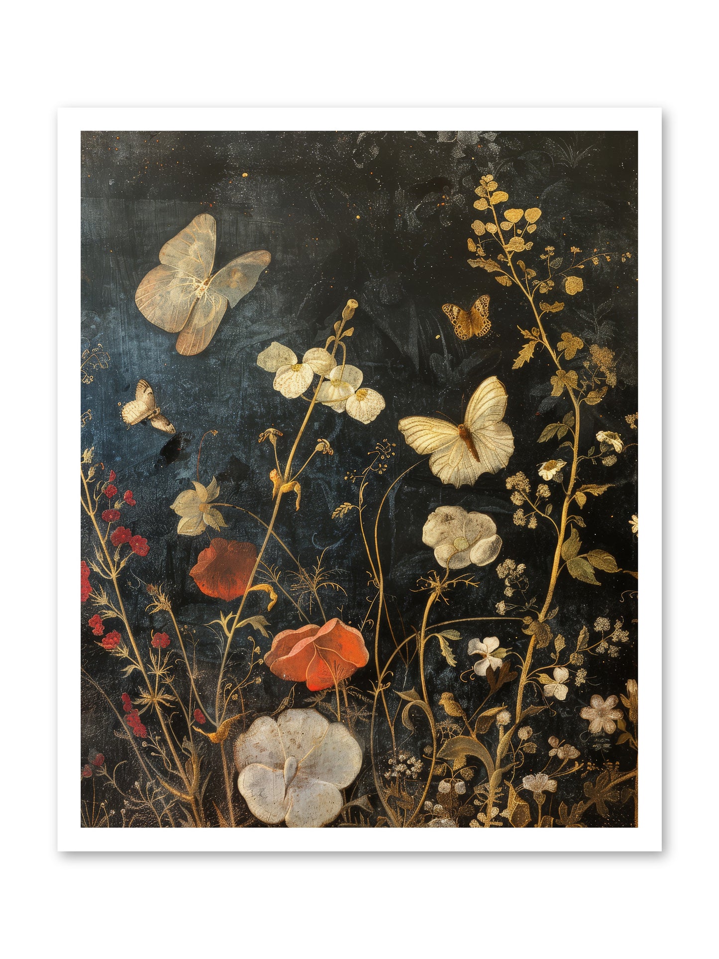 Austen's Garden -- Loose Canvas Print 24x30