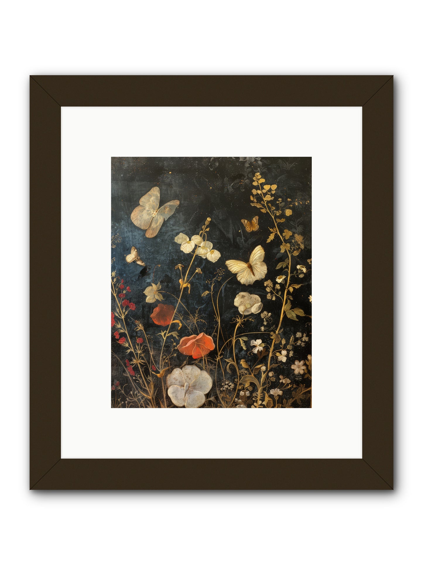 Austen's Garden -- Framed Print - Black 8x10