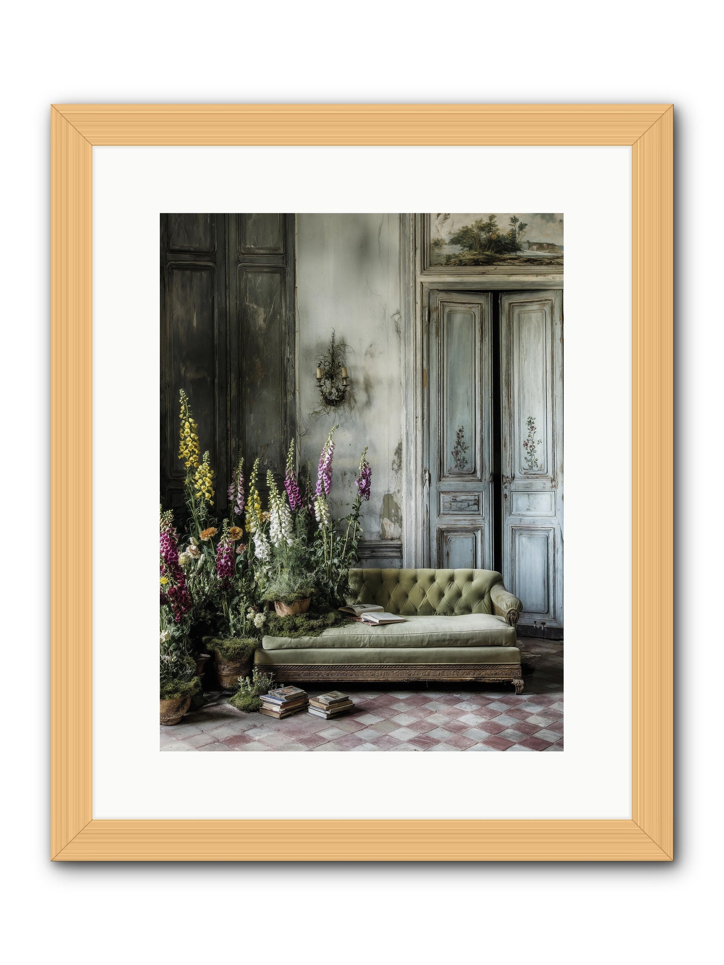 Awakened -- Framed Print - Natural 12x16
