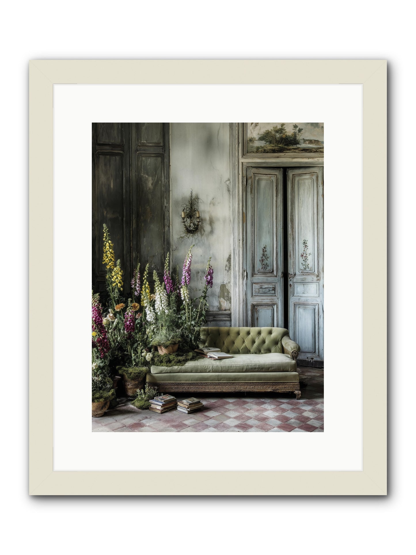 Awakened -- Framed Print - White 12x16