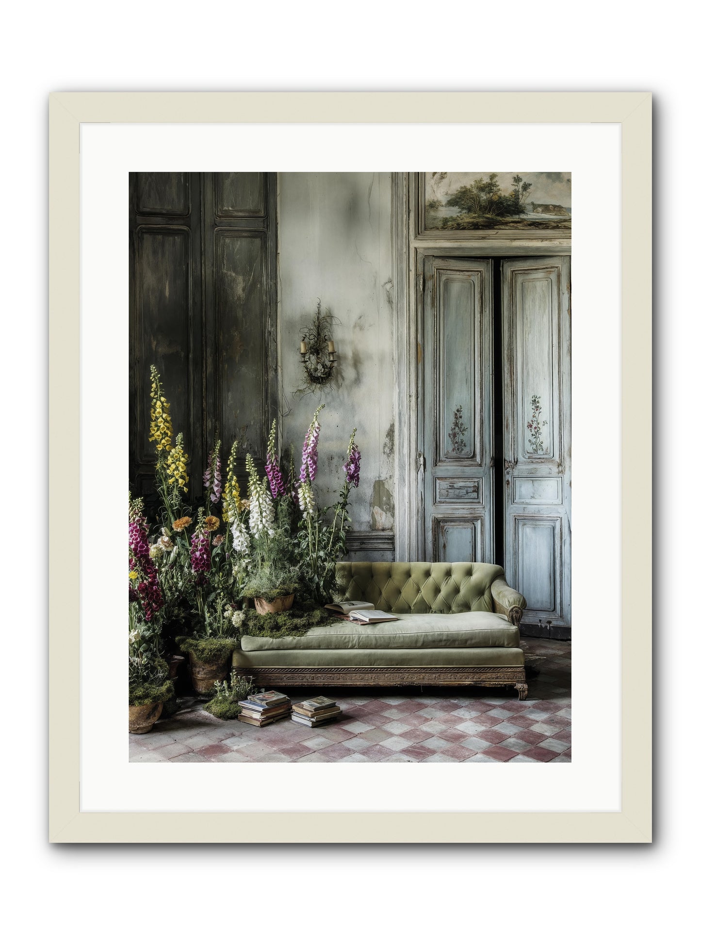 Awakened -- Framed Print - White 18x24